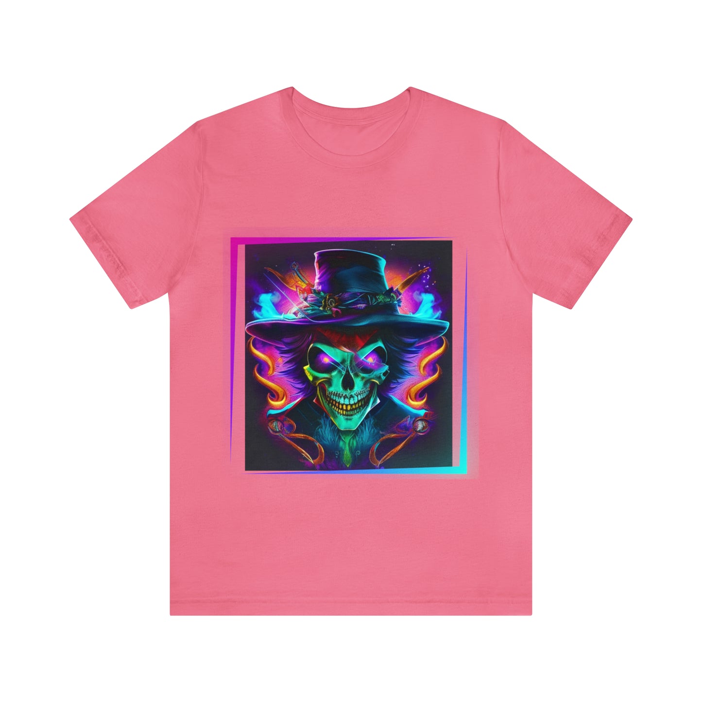 Camiseta de manga corta unisex Jersey - Calaveras de brujas de Halloween - 01