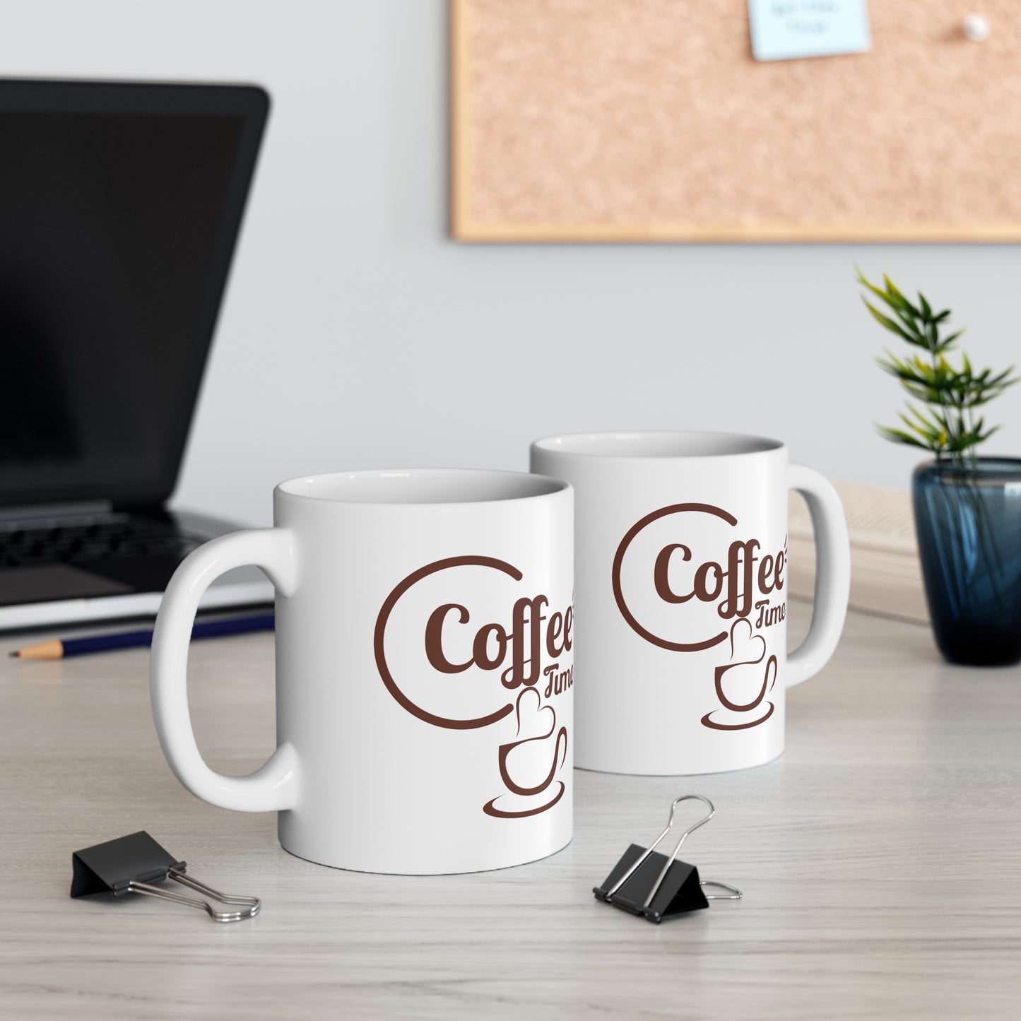 Ceramic Mug 11oz - Coffee time