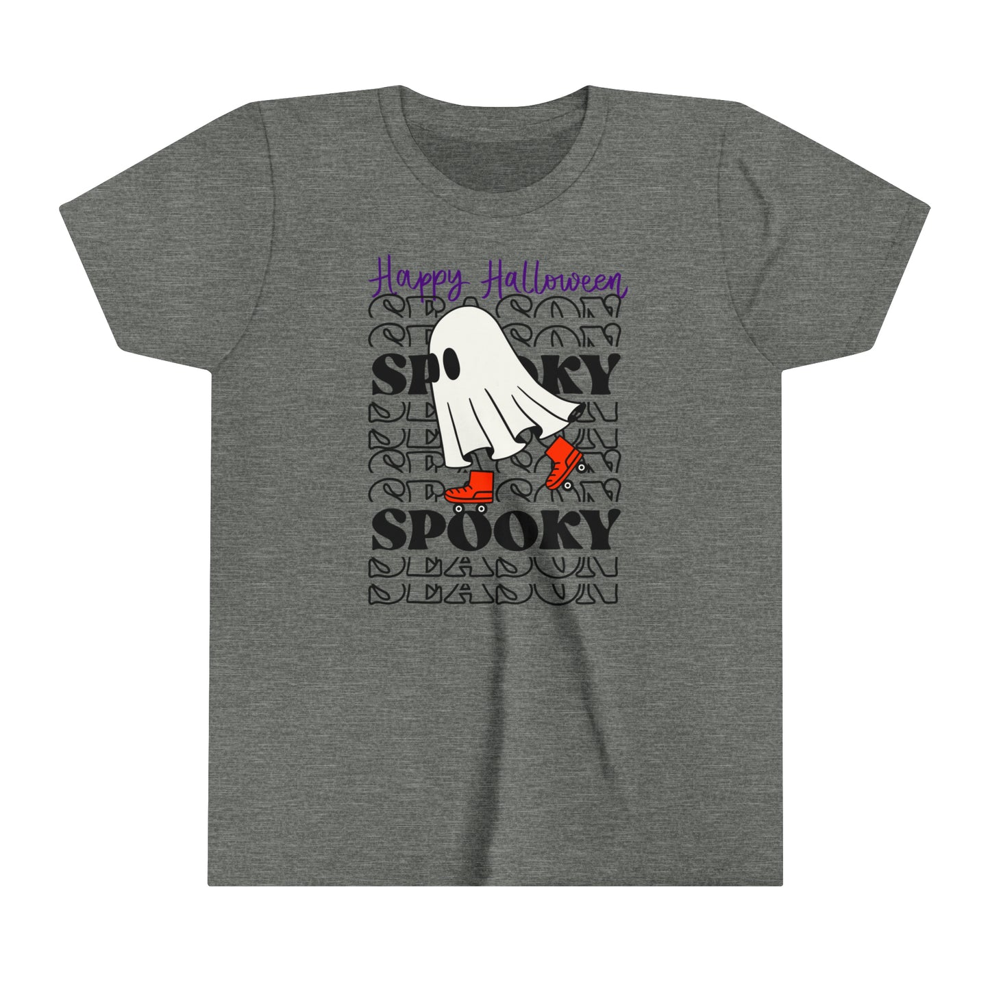 T-shirt à manches courtes pour jeunes - Halloween - Petit Fantôme - 10