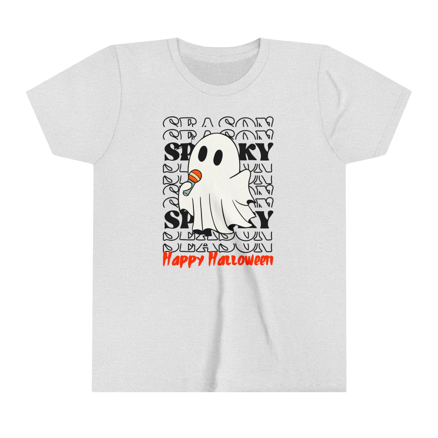 T-shirt à manches courtes pour jeunes - Halloween - Petit Fantôme - 06