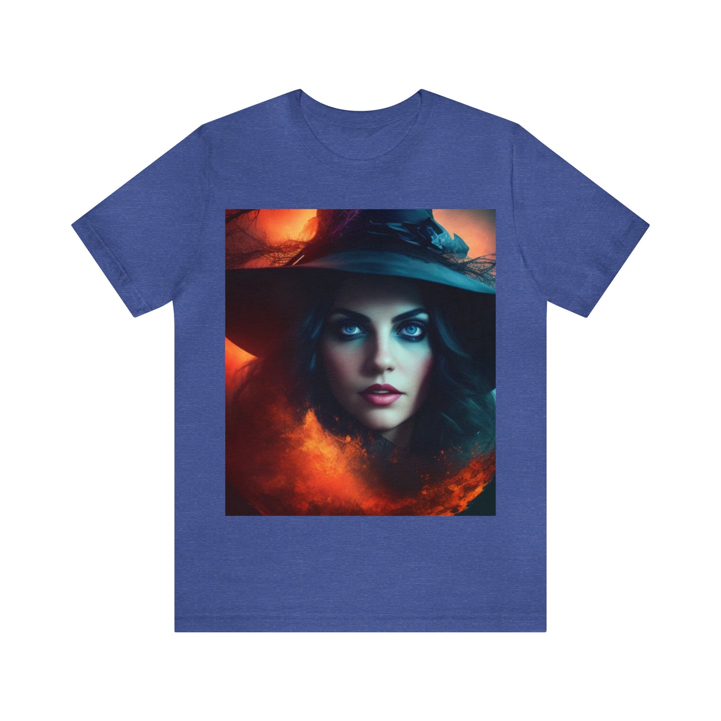 Camiseta de manga corta unisex Jersey - Halloween Witch AI - 07