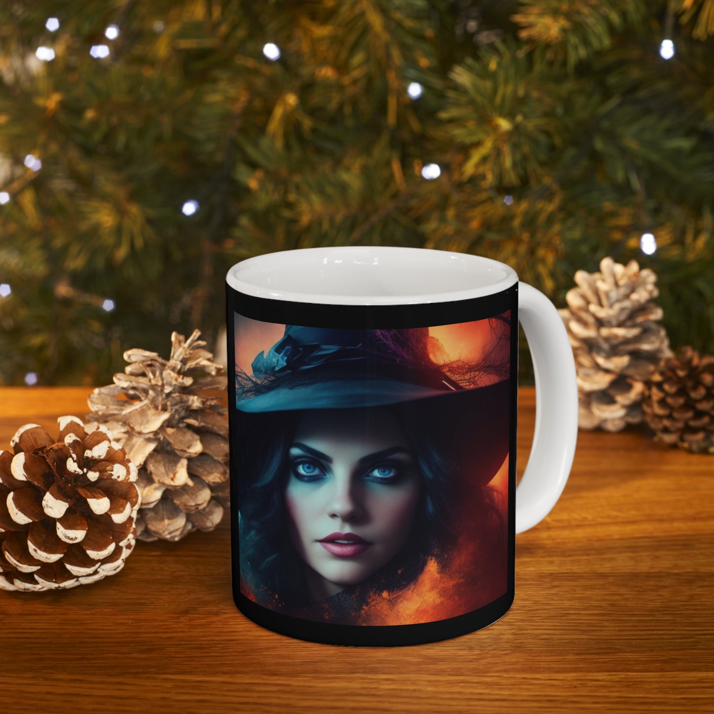 Taza de Cerámica 11oz - Bruja de Halloween AI - 07