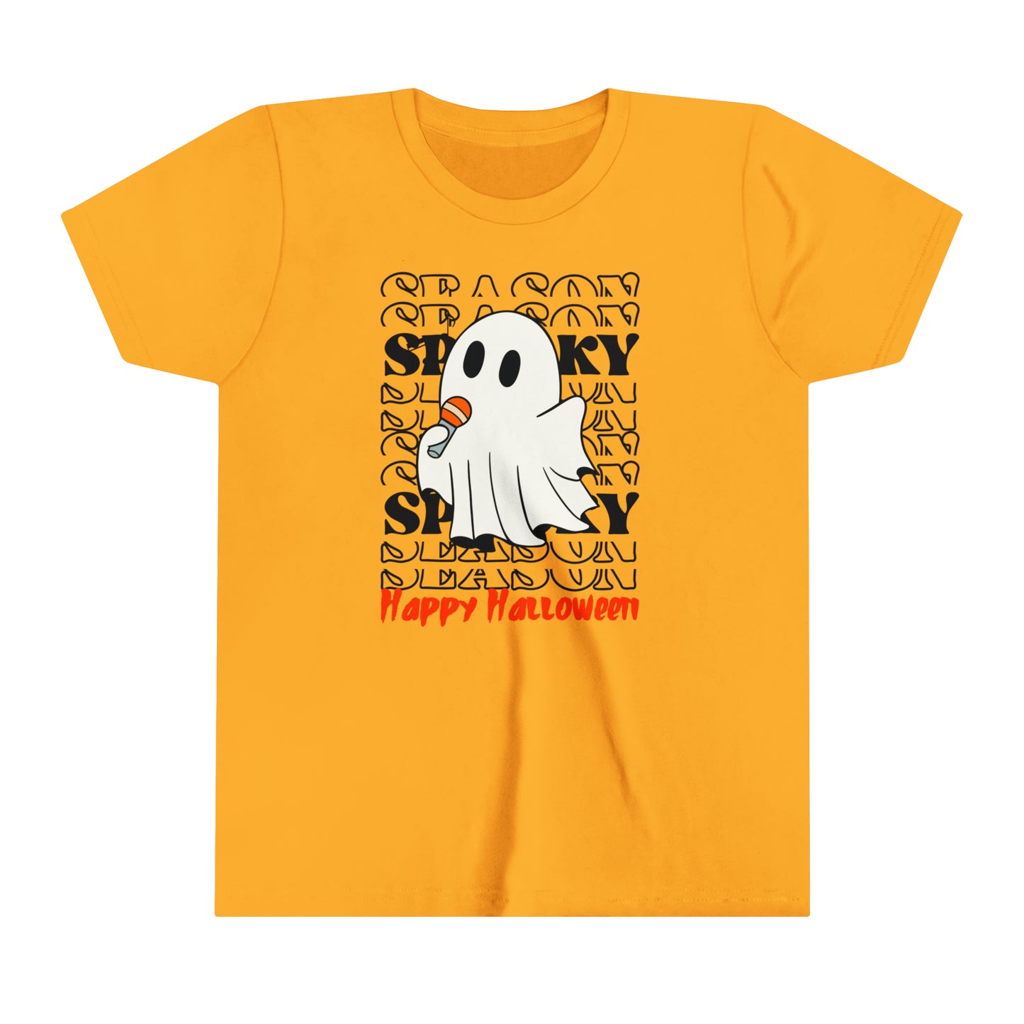 T-shirt à manches courtes pour jeunes - Halloween - Petit Fantôme - 06