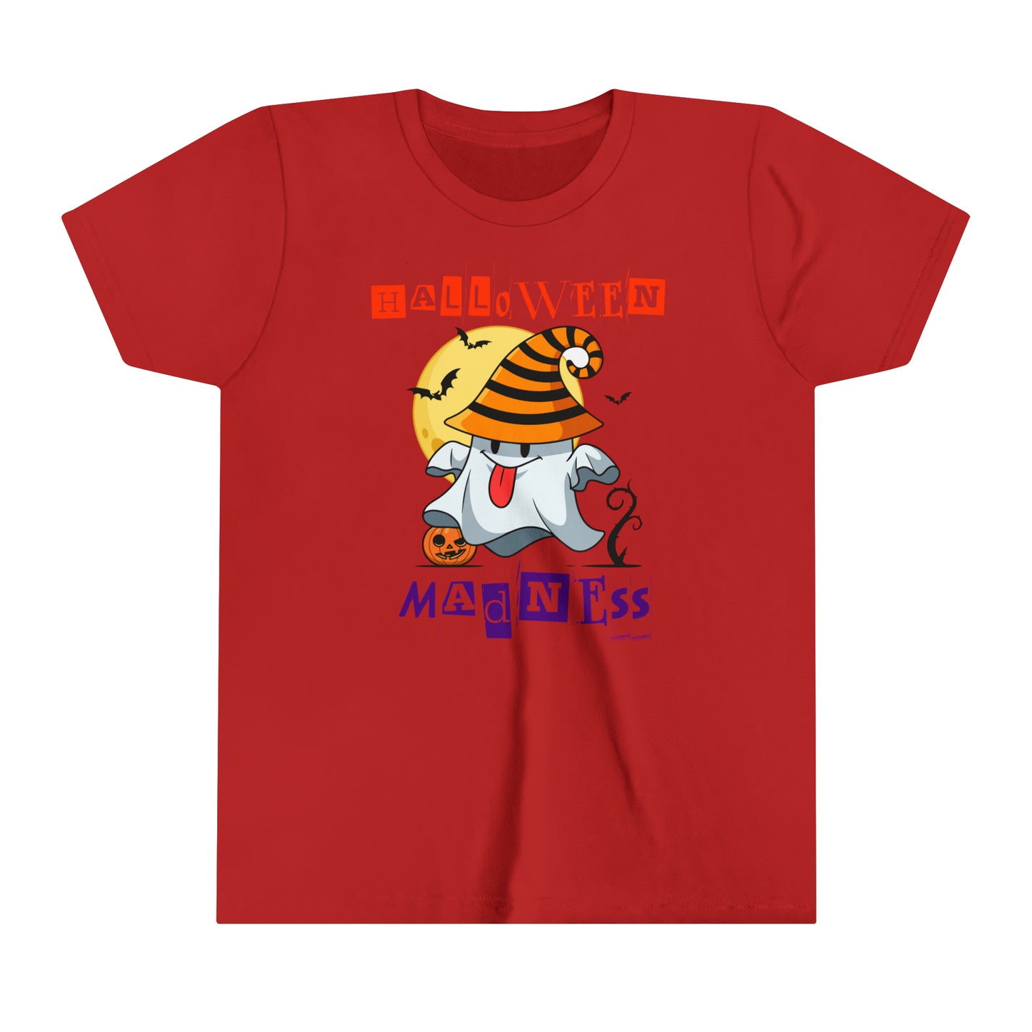 T-shirt à manches courtes pour jeunes - Halloween - Petit Fantôme - 04