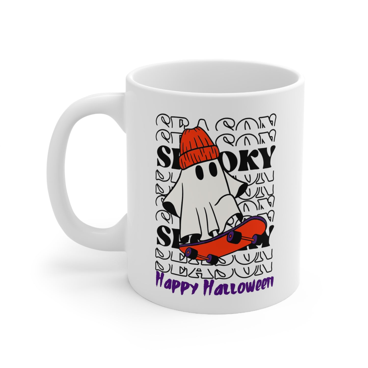 Taza de Cerámica 11oz - Halloween - Pequeño Fantasma - 02