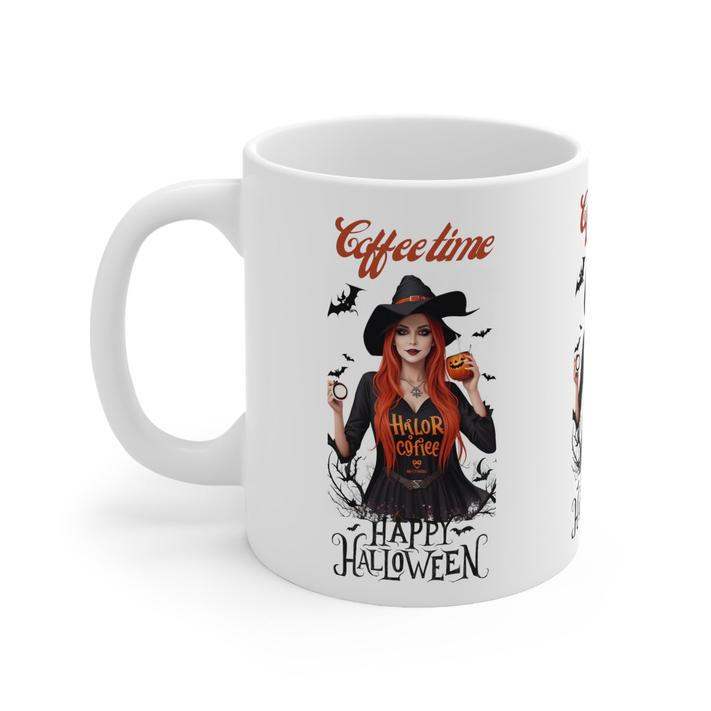 Mug en céramique 11oz - Sorcière d'Halloween - 05