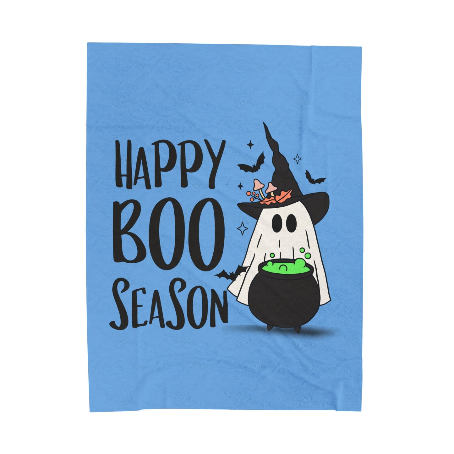 Manta de felpa de pana - Halloween - Pequeño fantasma - 20-04