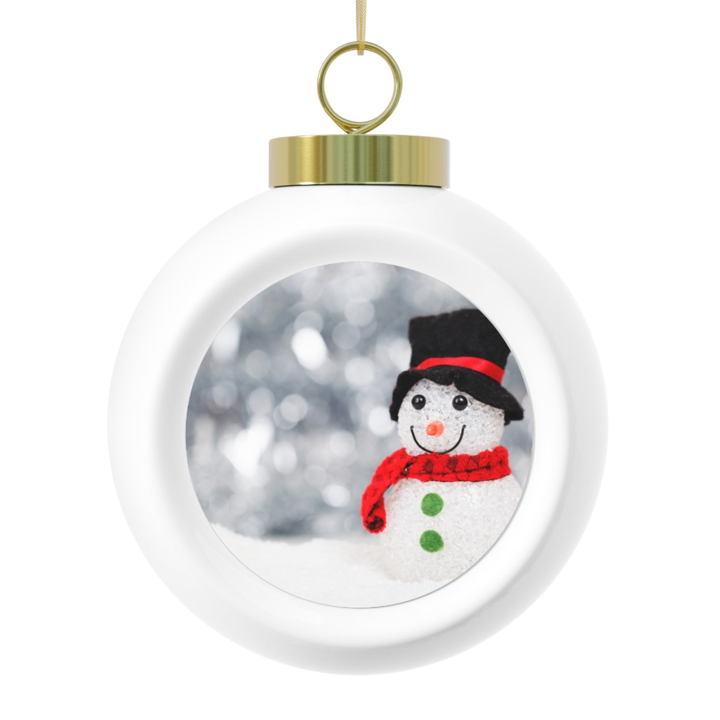 Bola de Navidad - Feliz Navidad - Muñeco de nieve