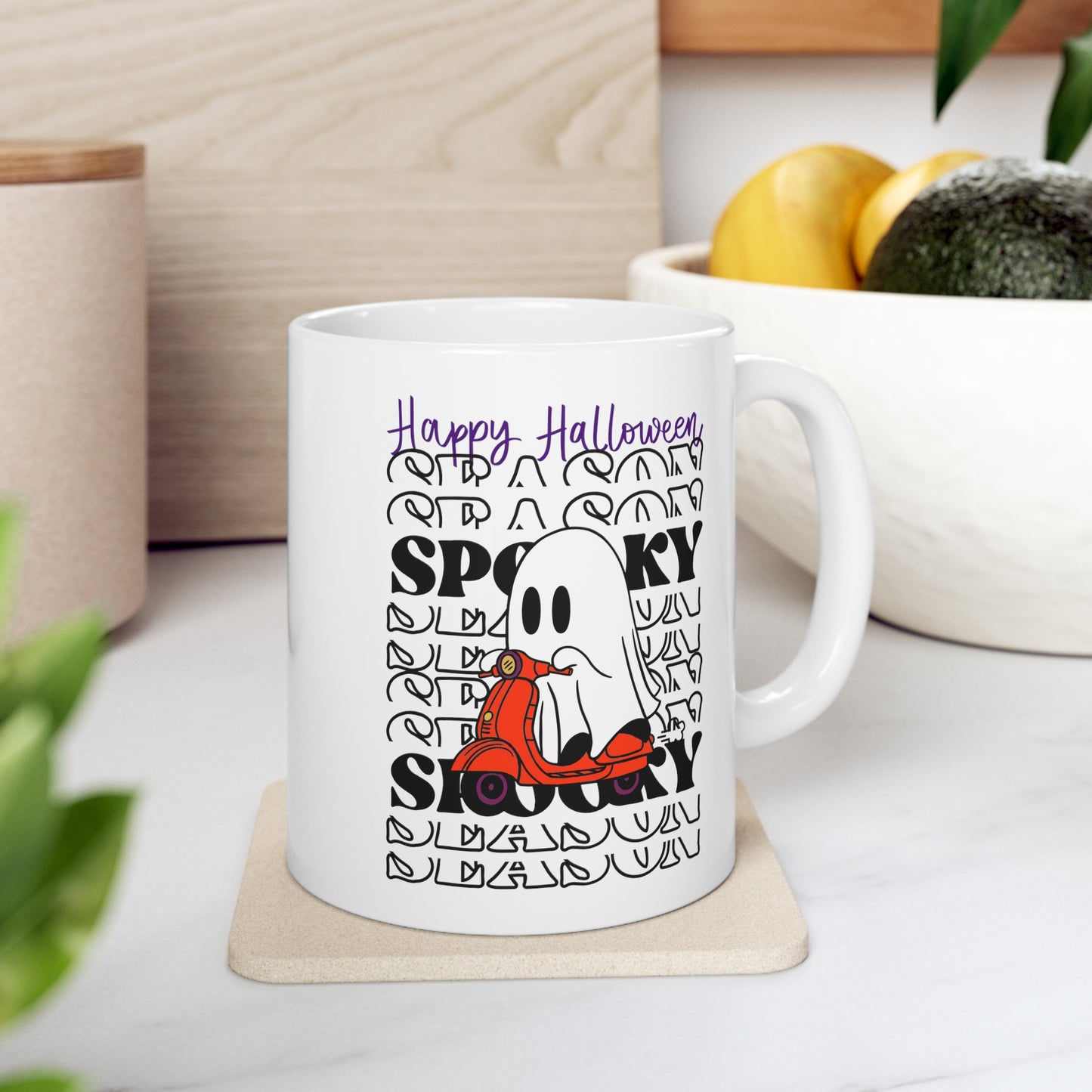 Mug en céramique 11oz - Halloween - Petit Fantôme - 09