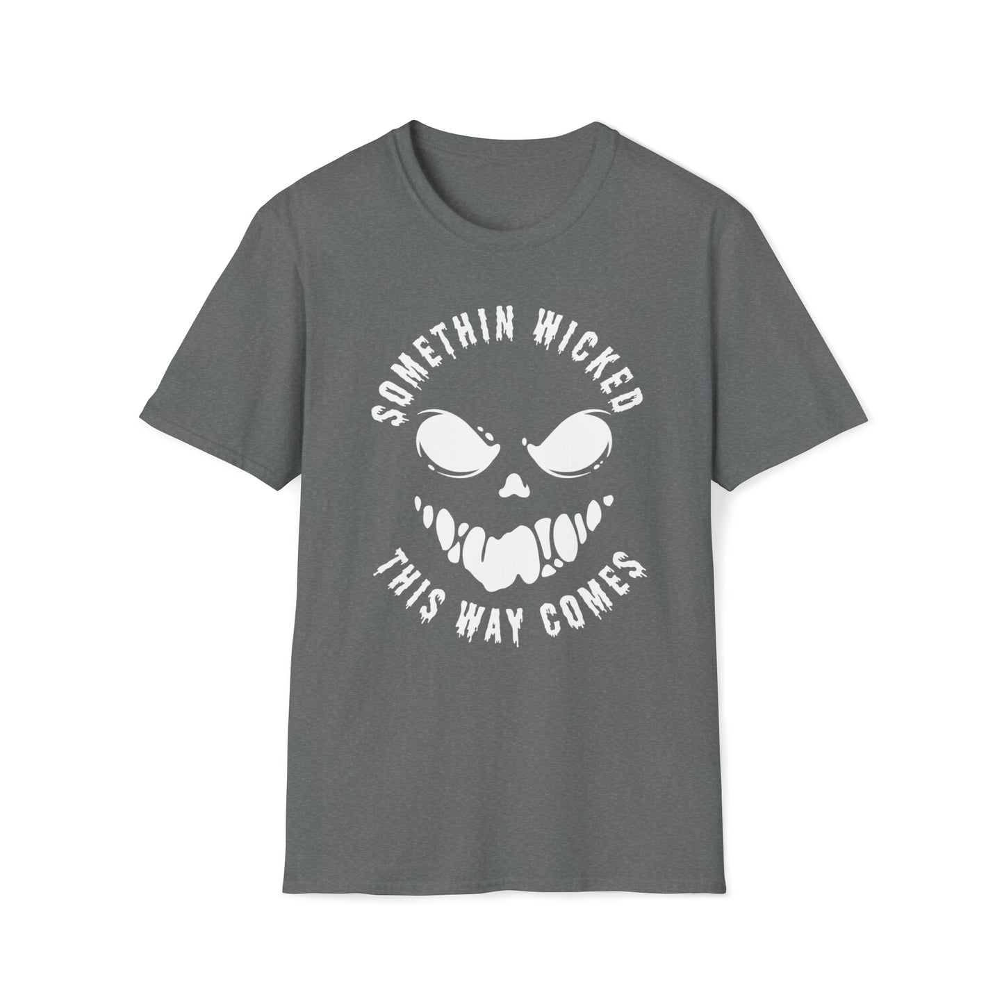 T-shirt softstyle unisexe - Halloween - Quelque chose de méchant - 01