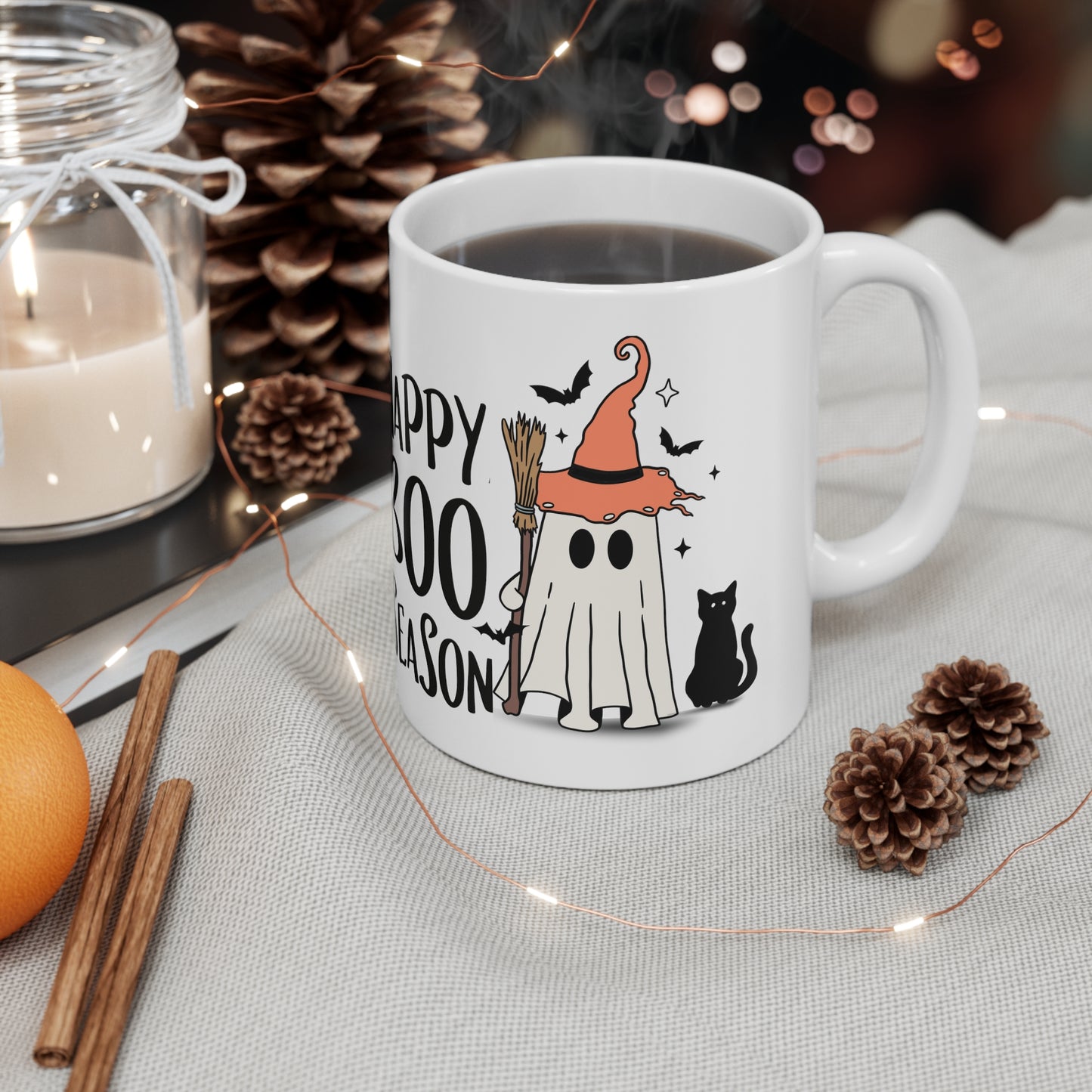 Taza de Cerámica 11oz - Halloween - Pequeño Fantasma - 22