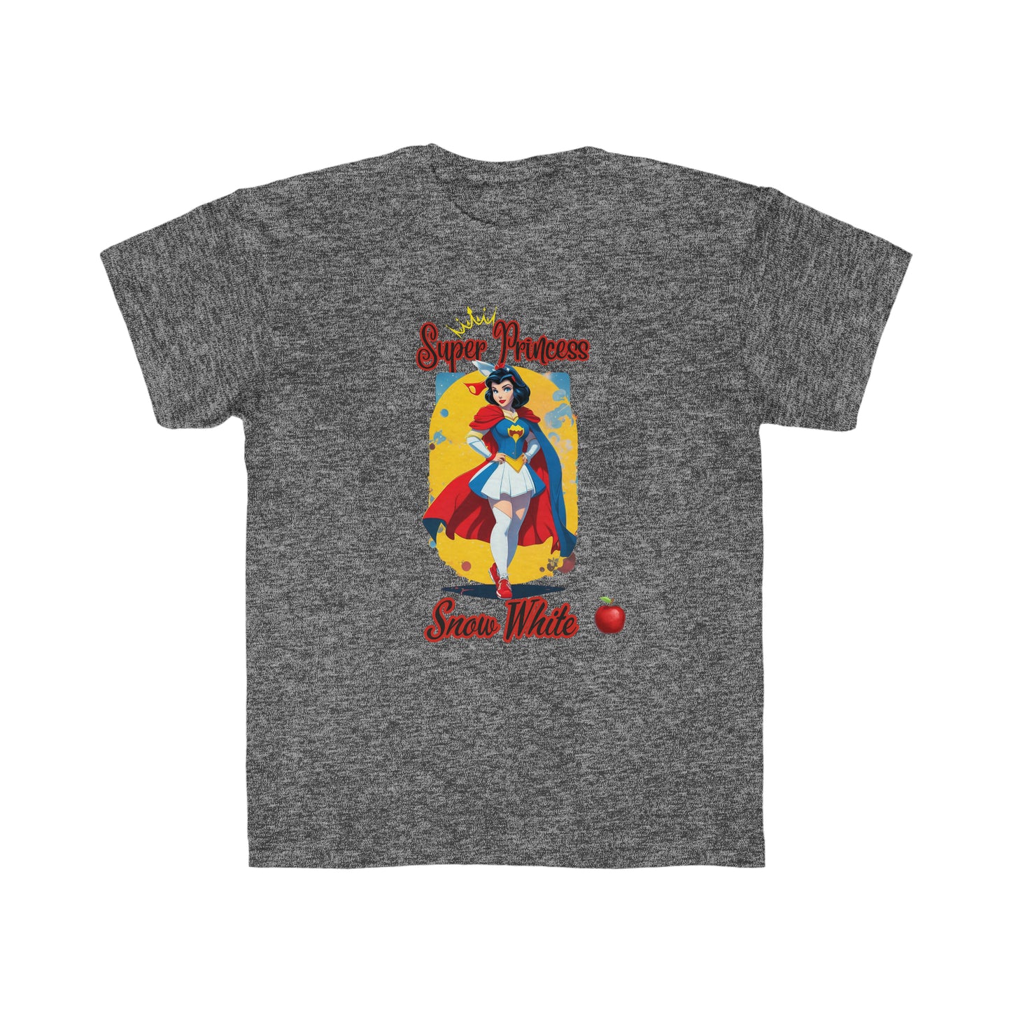 Camiseta de corte regular para niños - Princesas Heroína Blancanieves - 08