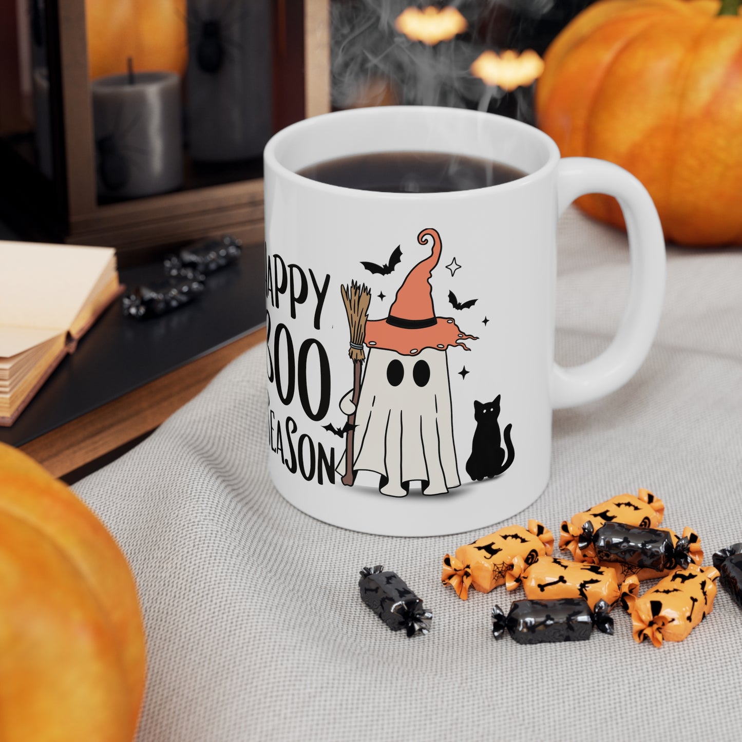 Taza de Cerámica 11oz - Halloween - Pequeño Fantasma - 22