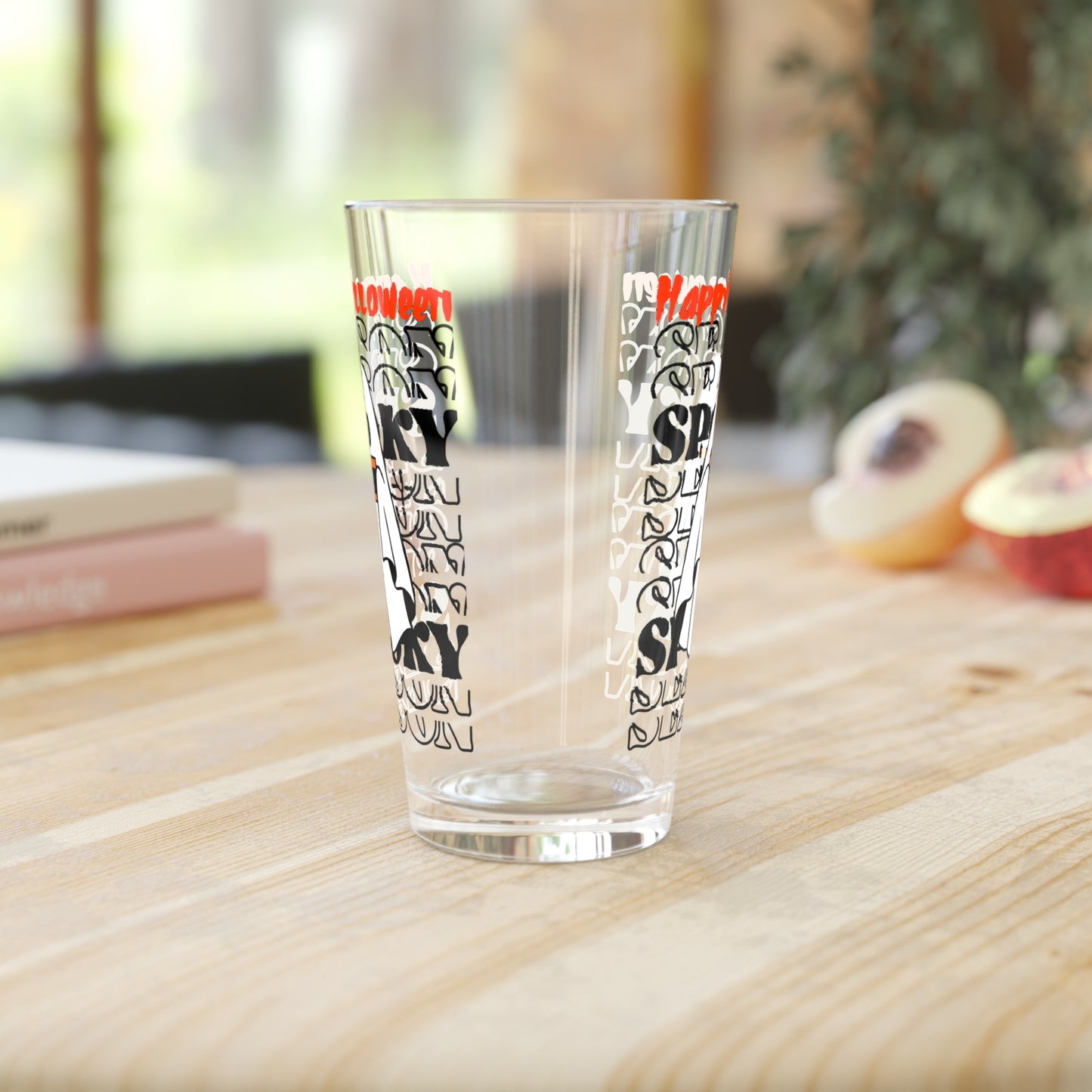Vaso de pinta, 16 oz - Halloween - Pequeño fantasma - 08