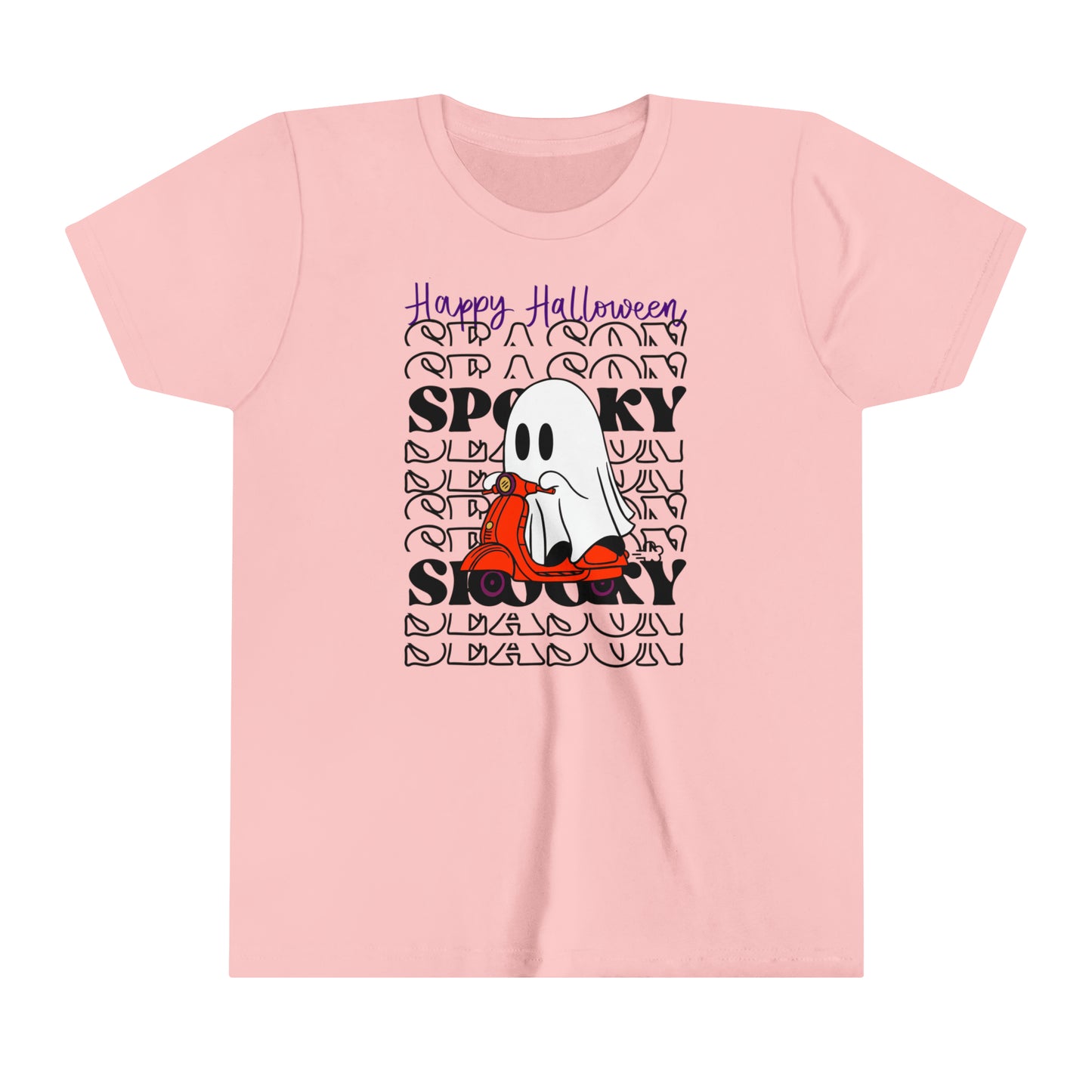 T-shirt à manches courtes pour jeunes - Halloween - Petit Fantôme - 09