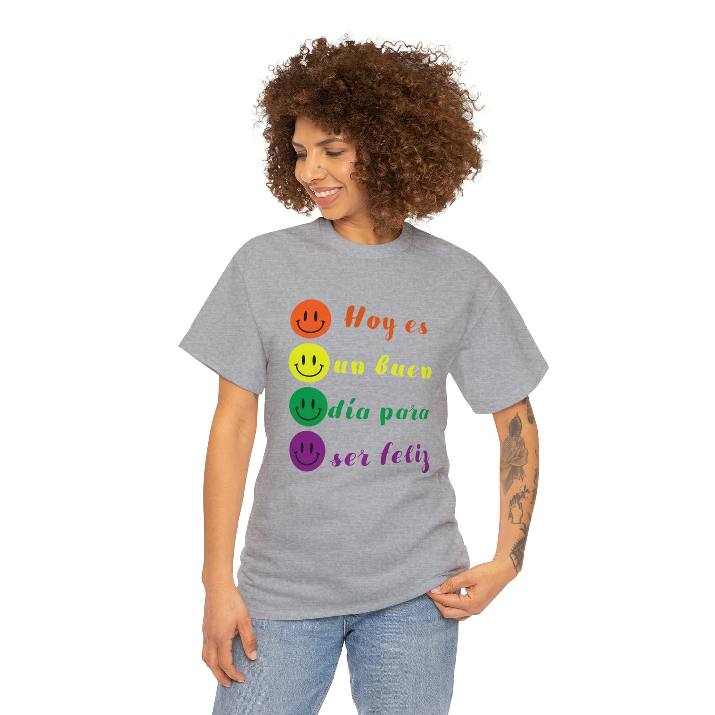 Camiseta unisex de algodón pesado - Amor y libertad - 06