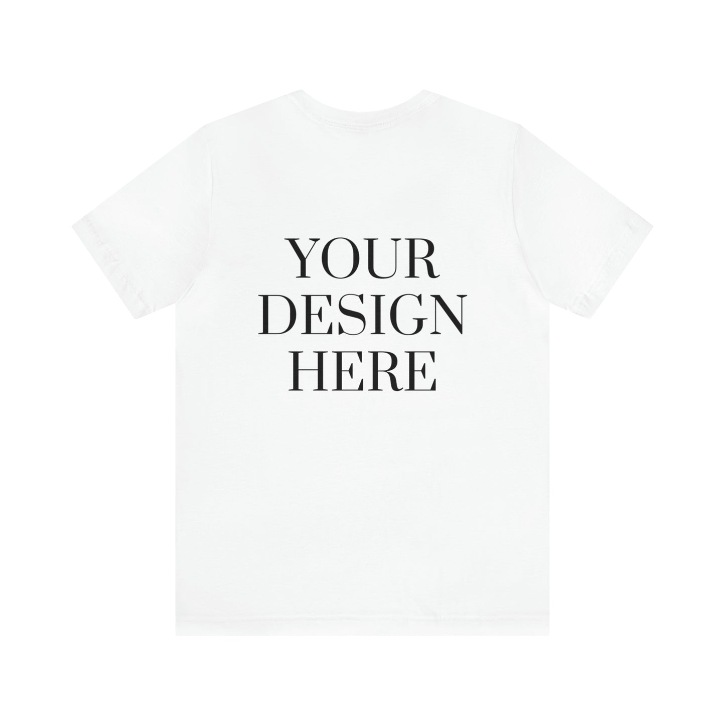Camiseta de manga corta unisex Jersey - Personalizada - Tu diseño aquí - 01