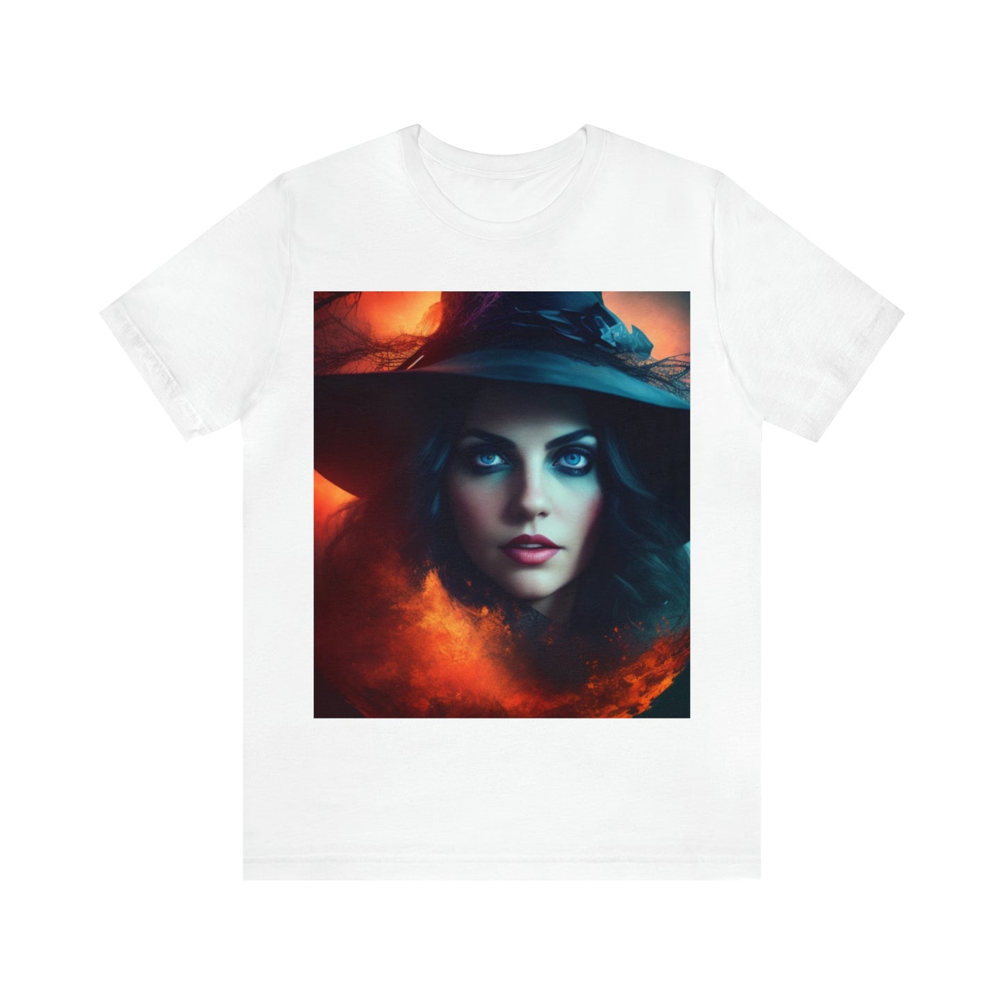 Camiseta de manga corta unisex Jersey - Halloween Witch AI - 07
