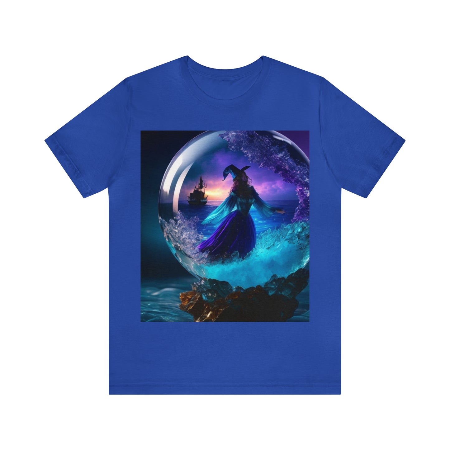 Camiseta de manga corta unisex Jersey - Halloween Witch AI - 01