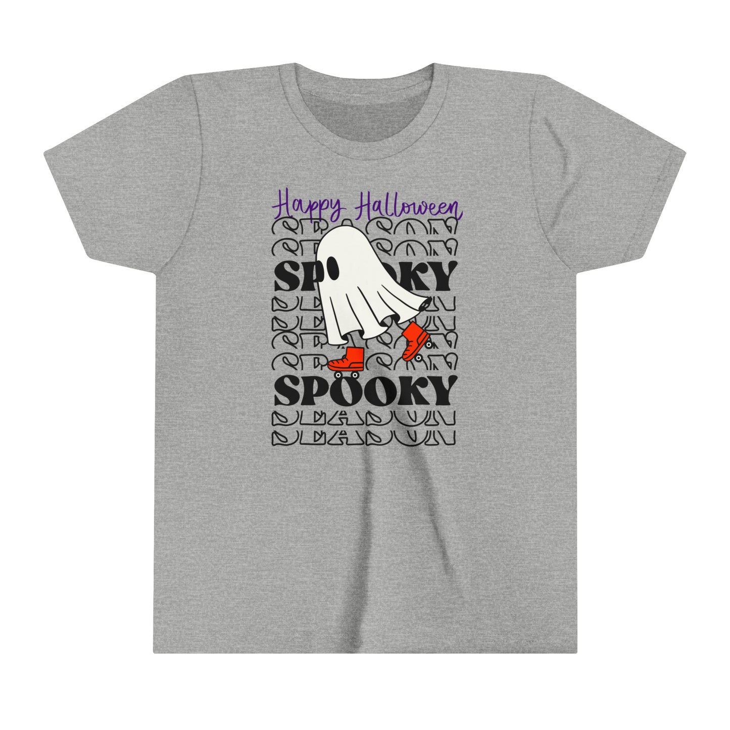 T-shirt à manches courtes pour jeunes - Halloween - Petit Fantôme - 10