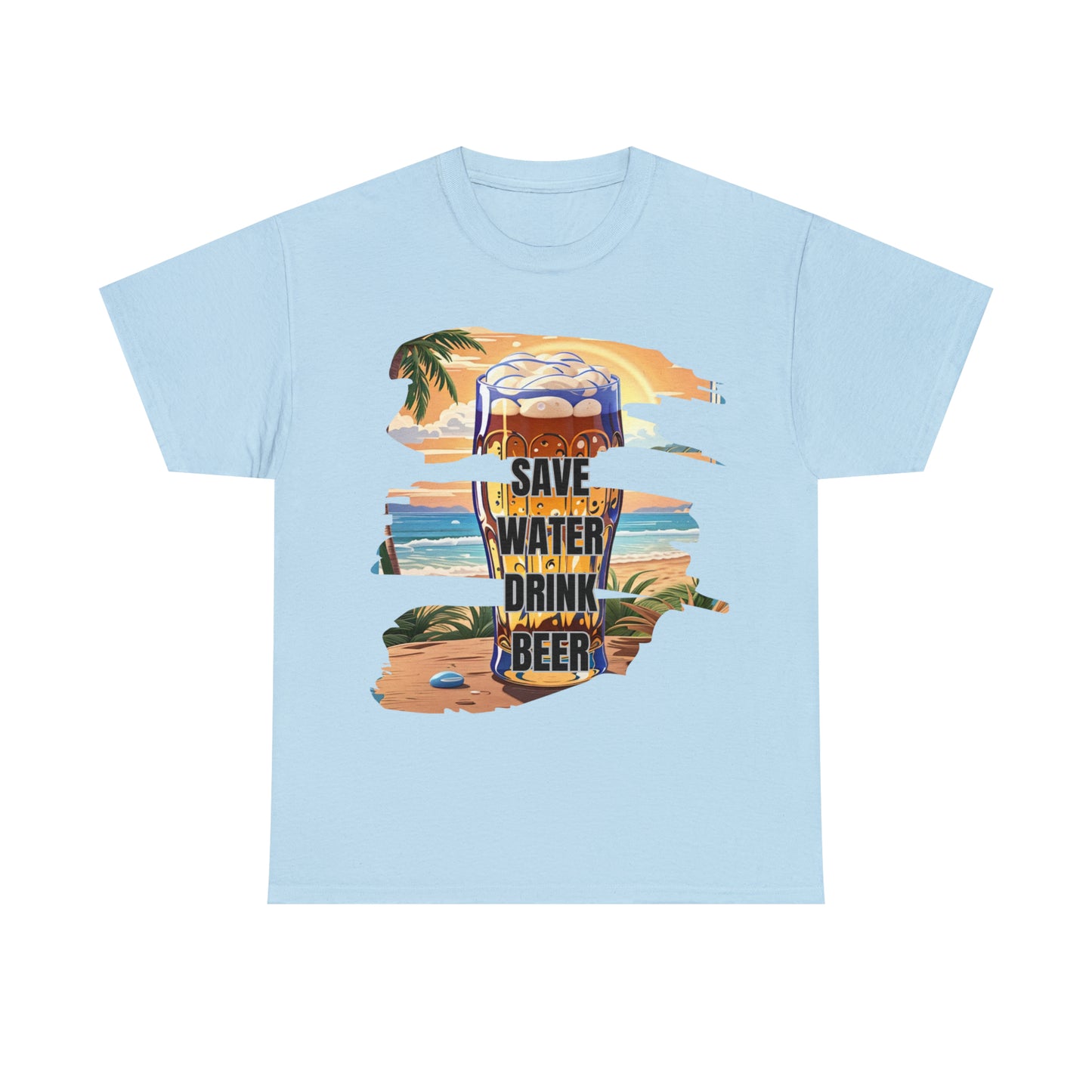 Camiseta unisex de algodón pesado - Vaso de cerveza