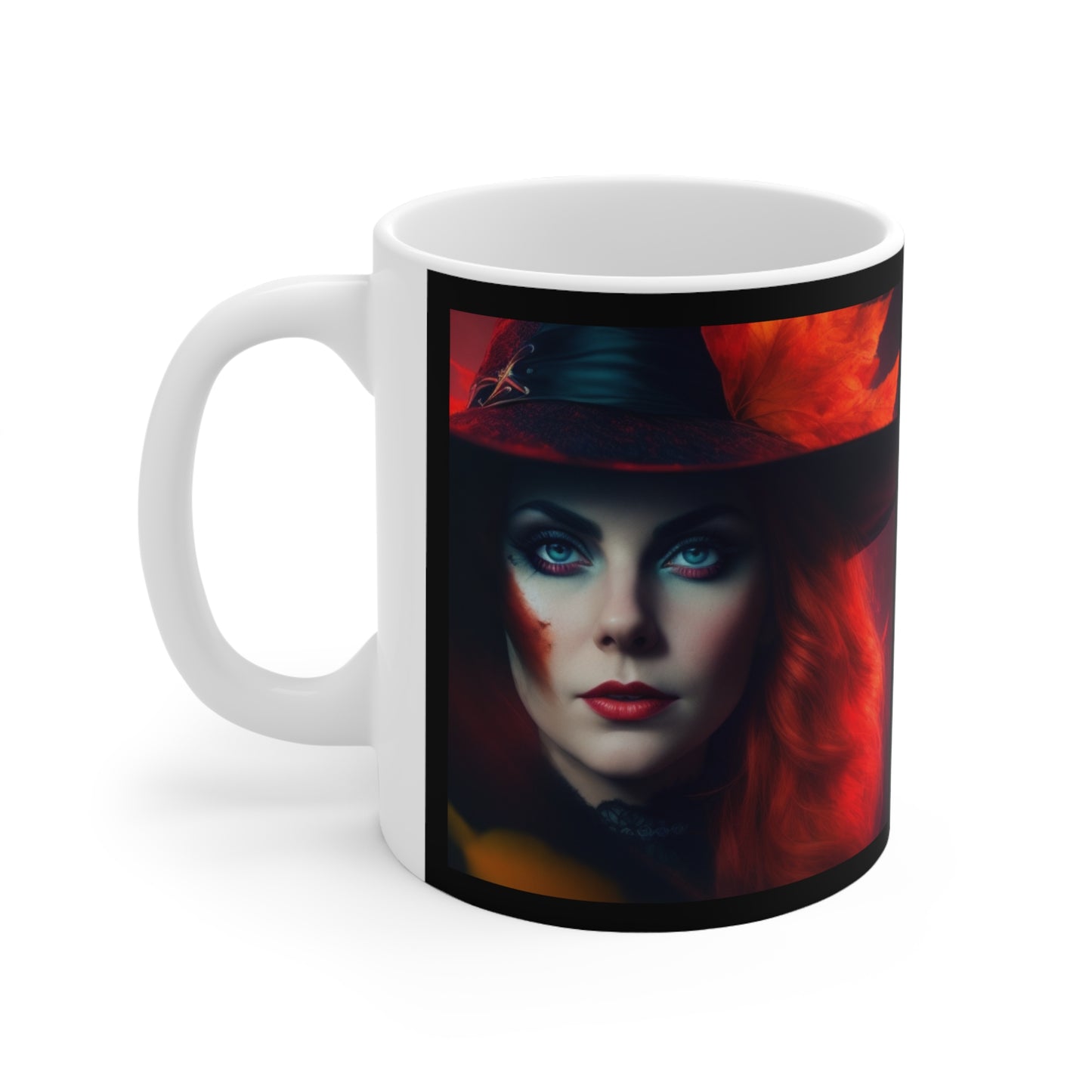 Taza de Cerámica 11oz - Bruja de Halloween AI - 03