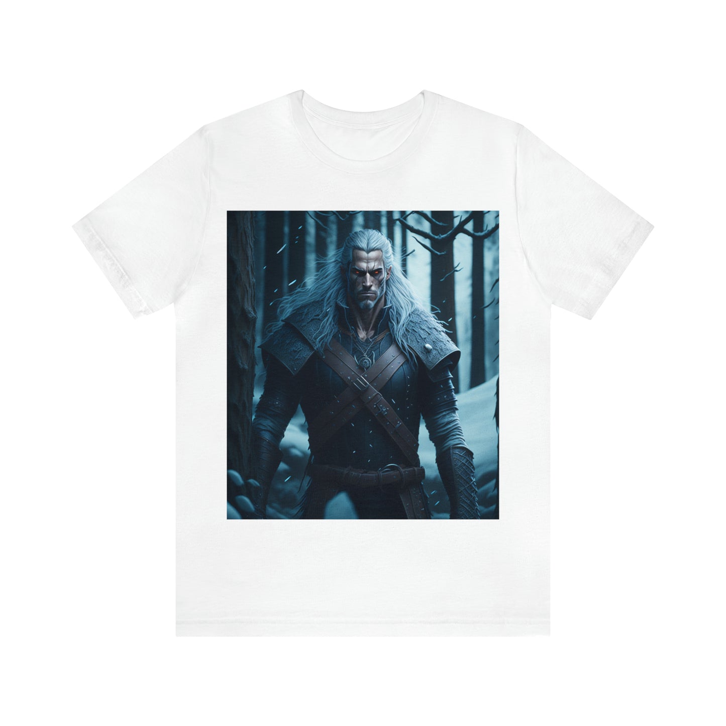 Camiseta de manga corta Unisex Jersey - Halloween Witch man AI - 01