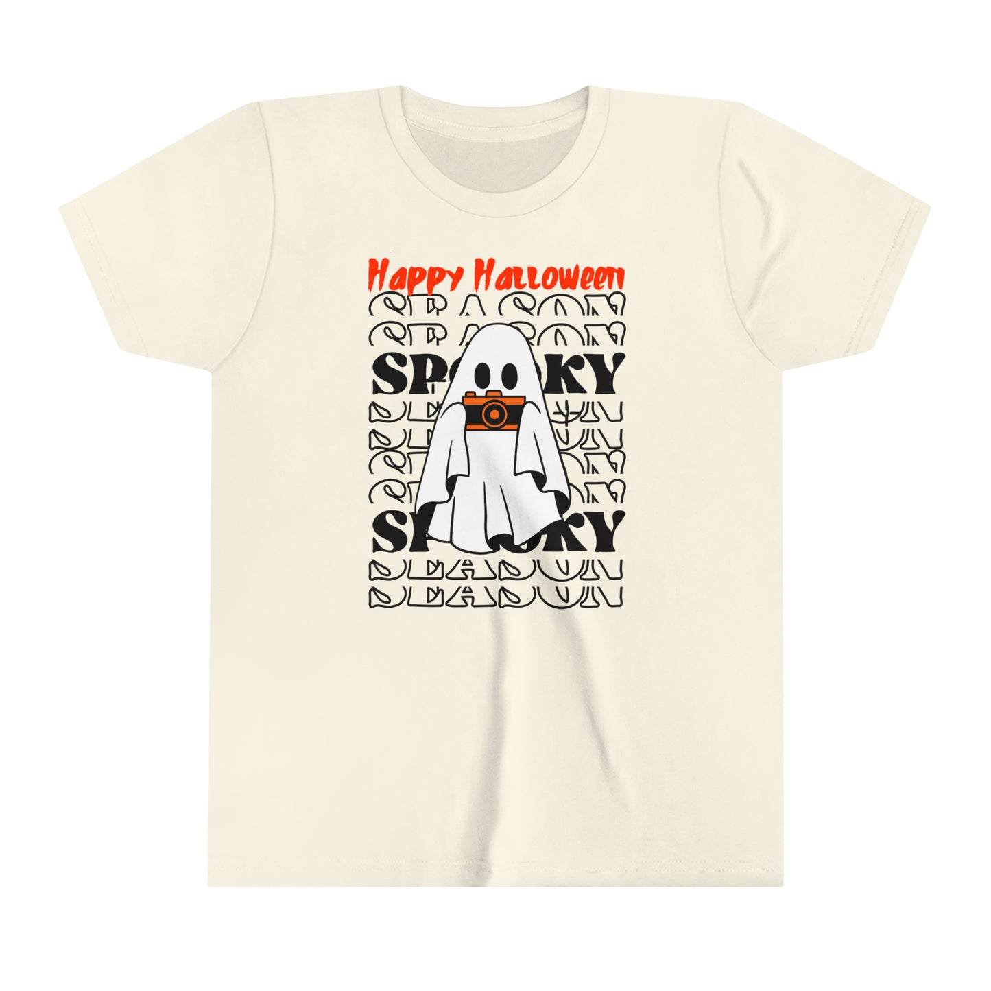 T-shirt à manches courtes pour jeunes - Halloween - Petit Fantôme - 08