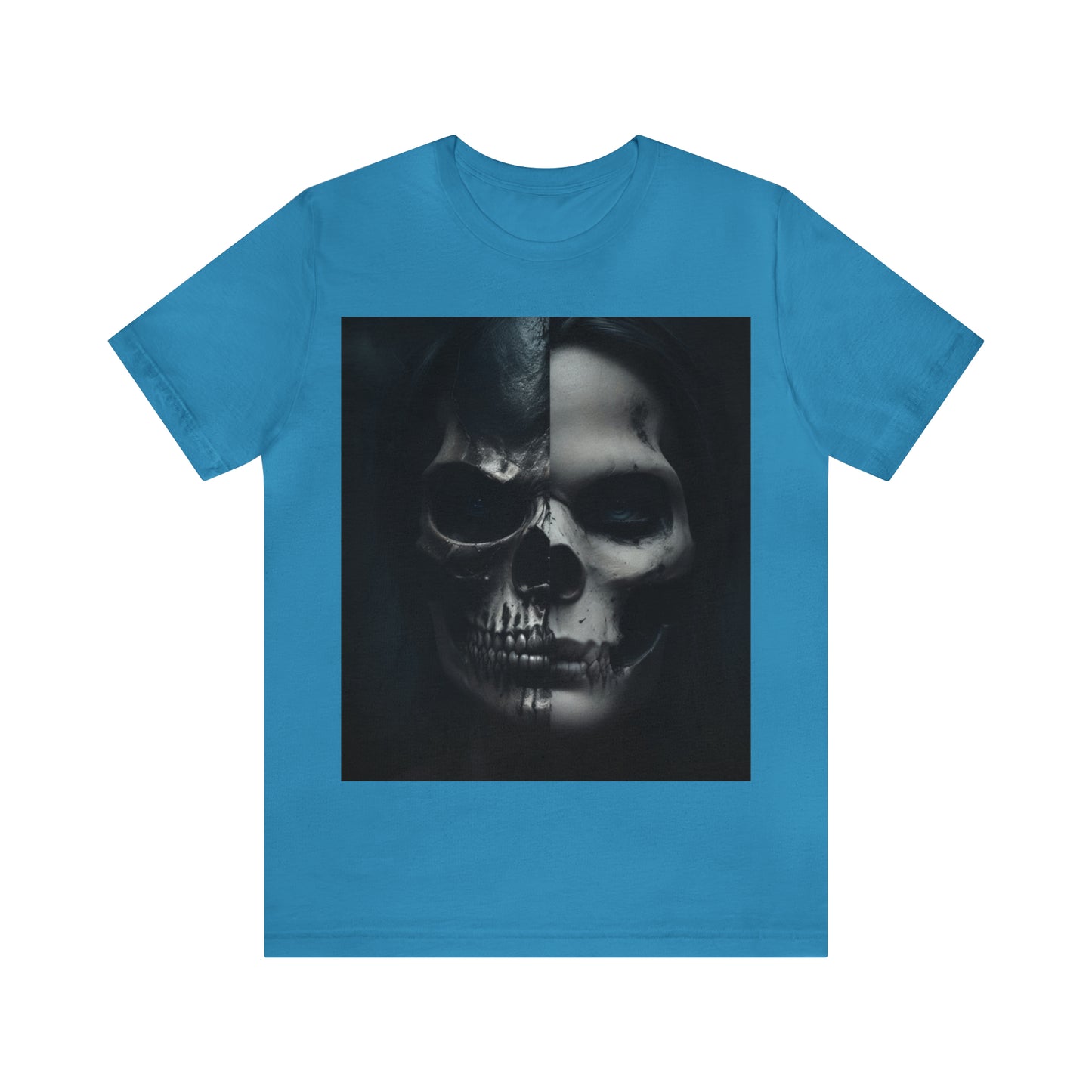 Camiseta de manga corta Unisex Jersey - Halloween Witch man AI - 04