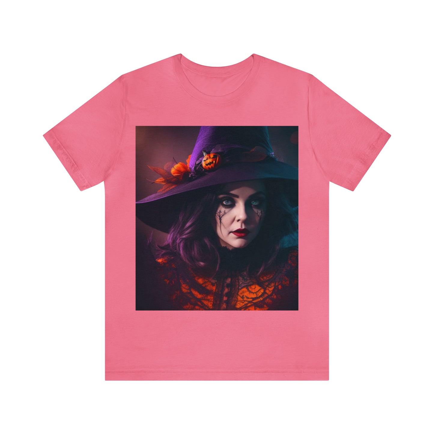 Camiseta de manga corta unisex Jersey - Halloween Witch AI - 05