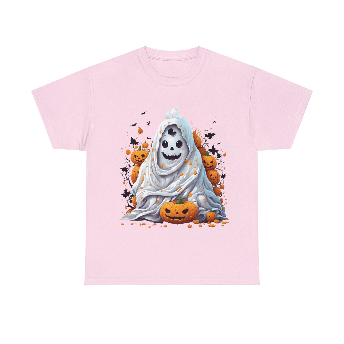 Camiseta unisex de algodón pesado - Fantasma de Halloween