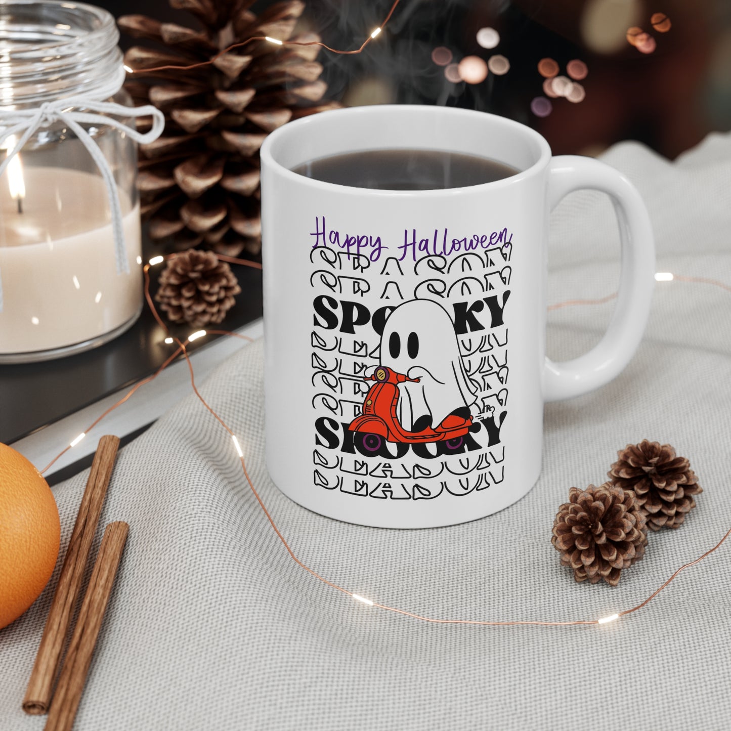 Mug en céramique 11oz - Halloween - Petit Fantôme - 09