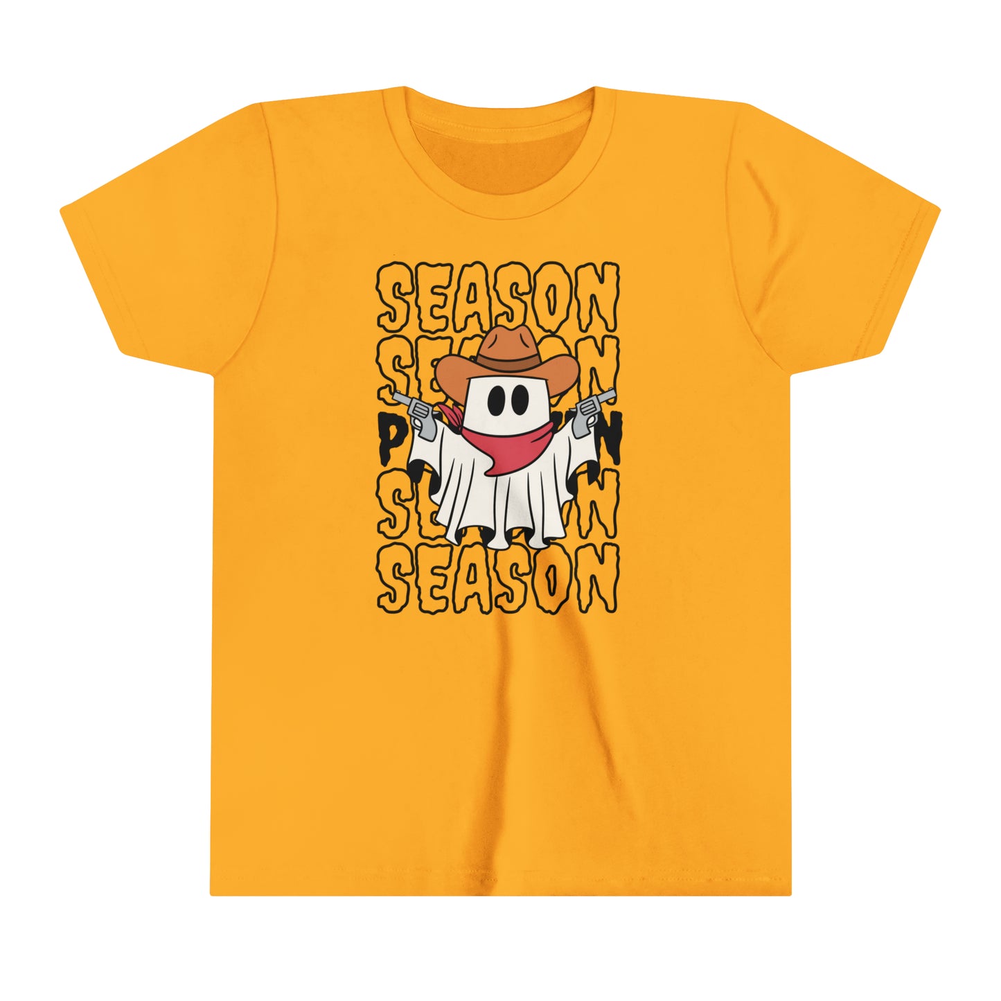 T-shirt à manches courtes pour jeunes - Halloween - Petit Fantôme - 17