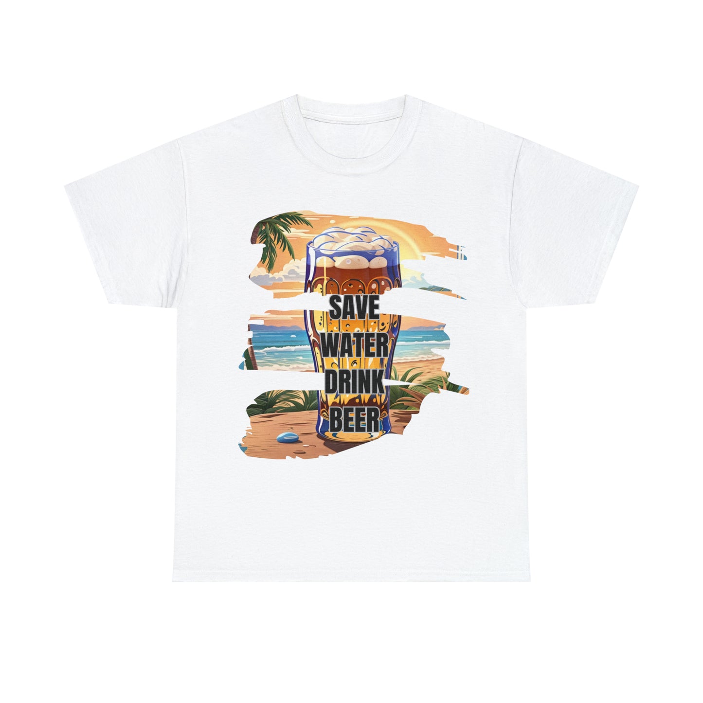 Camiseta unisex de algodón pesado - Vaso de cerveza