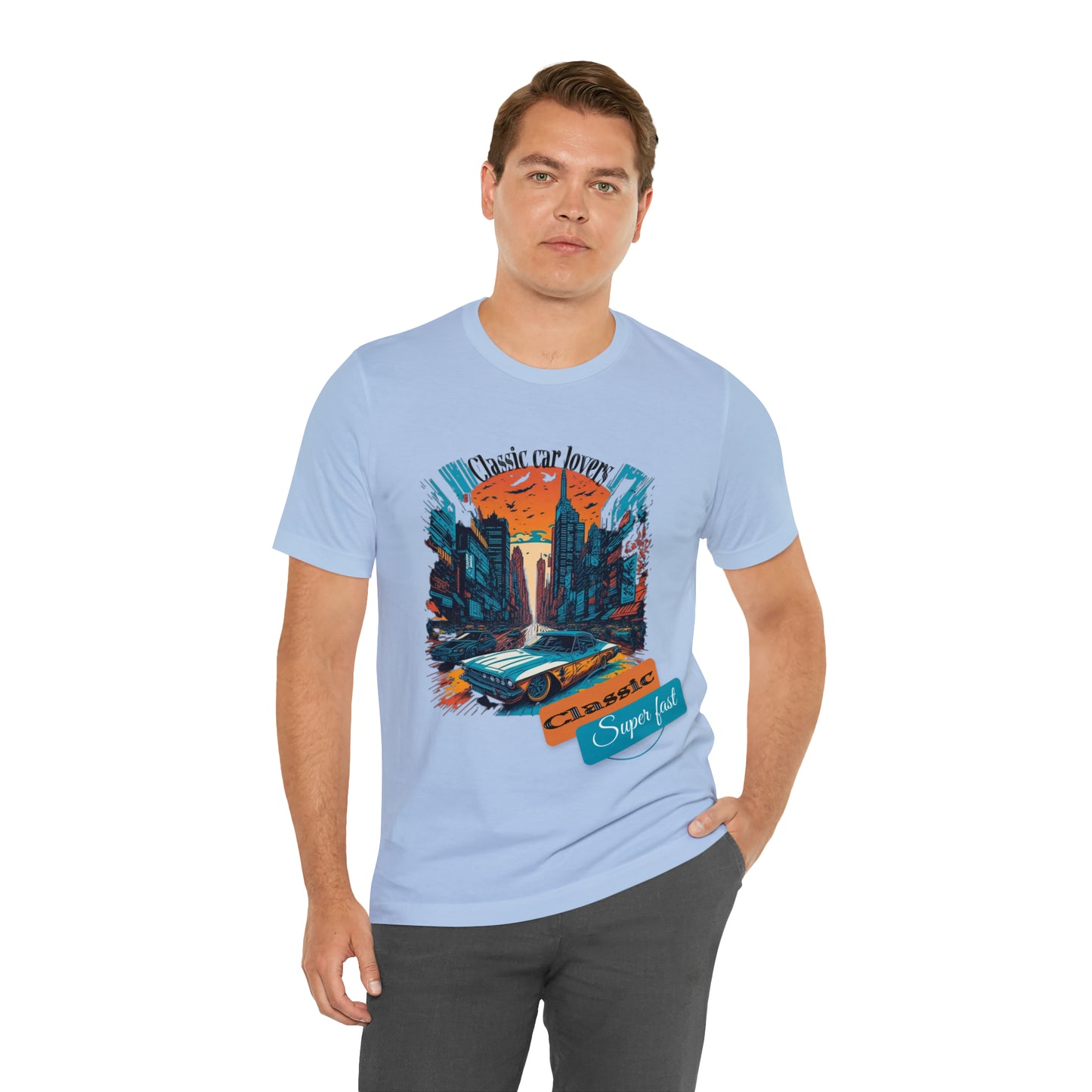 Camiseta Jersey Manga Corta - Coche Clásico - 01