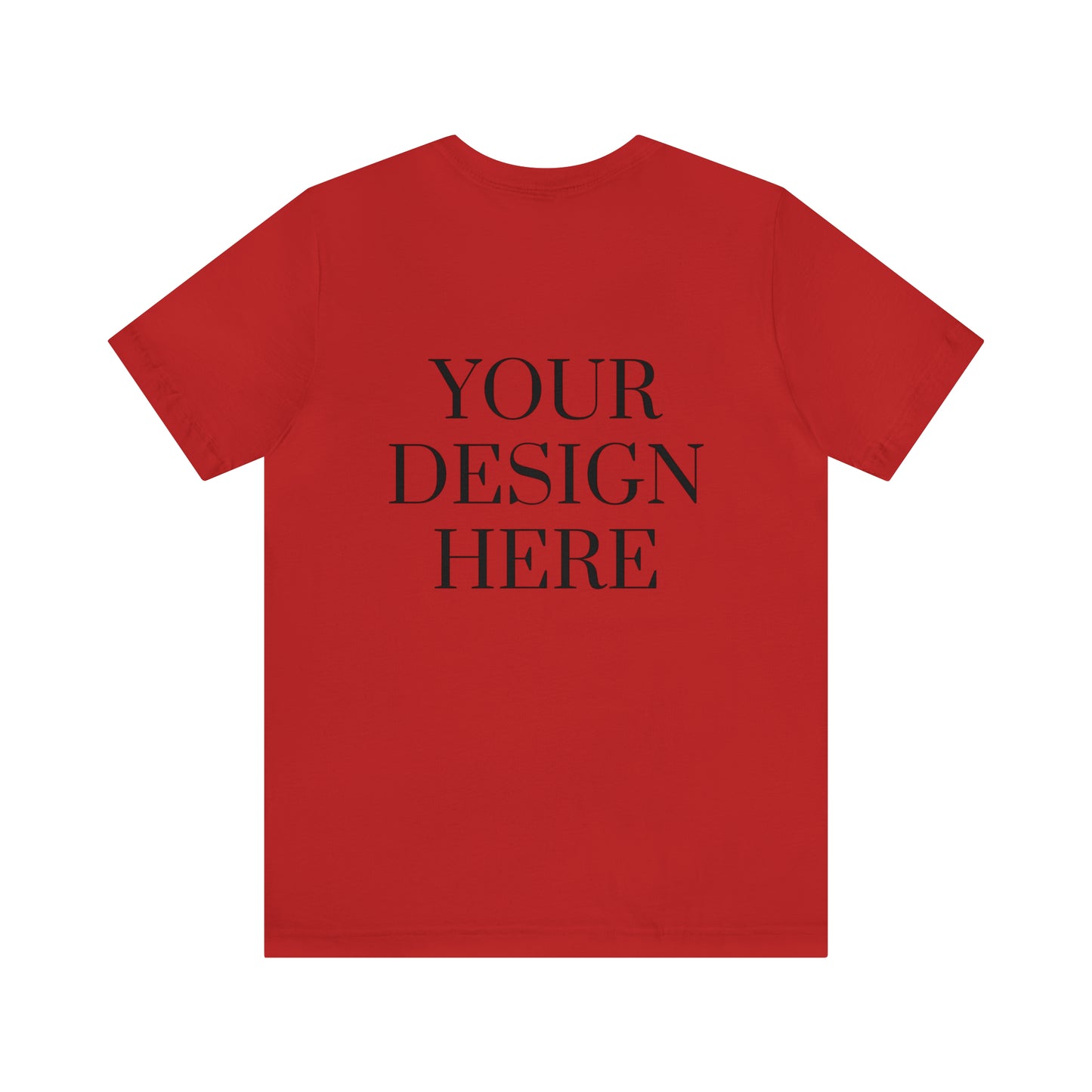 Camiseta de manga corta unisex Jersey - Personalizada - Tu diseño aquí - 01