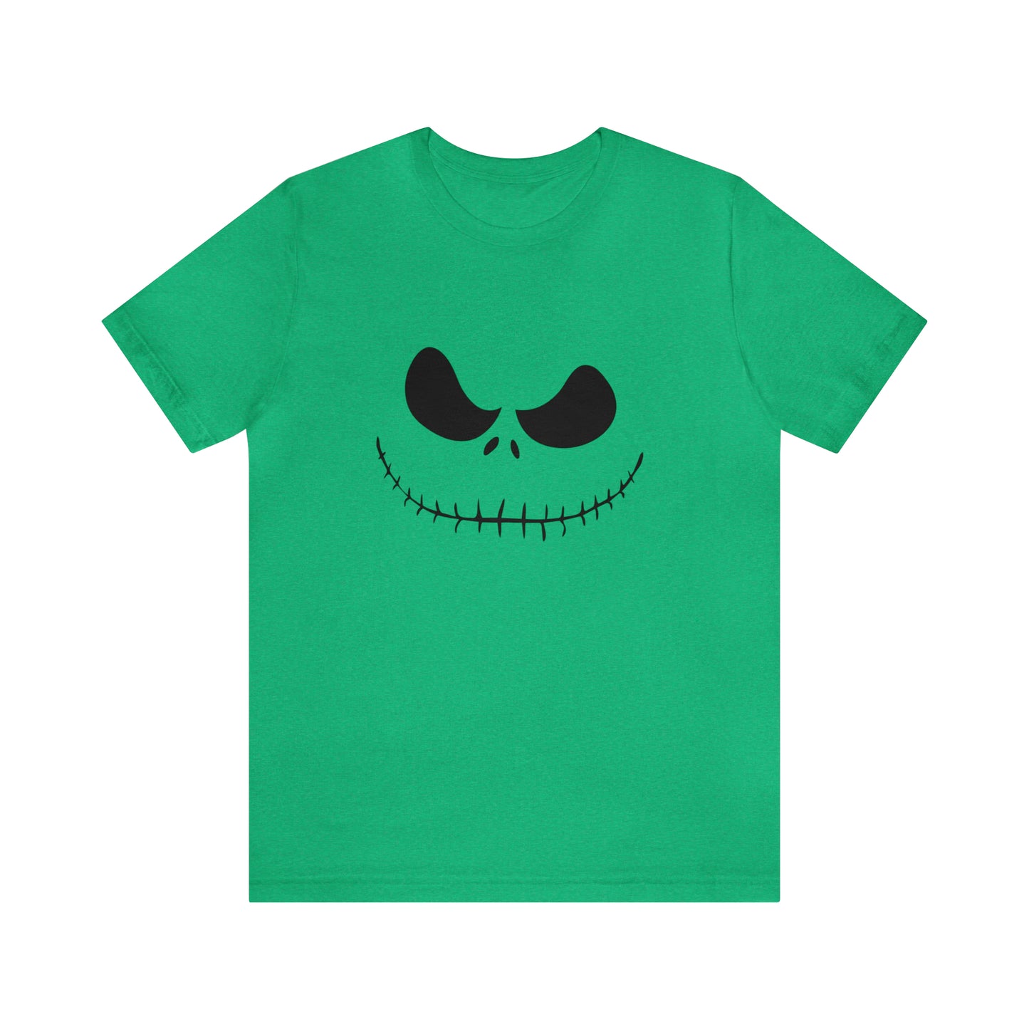 Camiseta de manga corta Unisex Jersey - Cara de terror de Halloween - 02