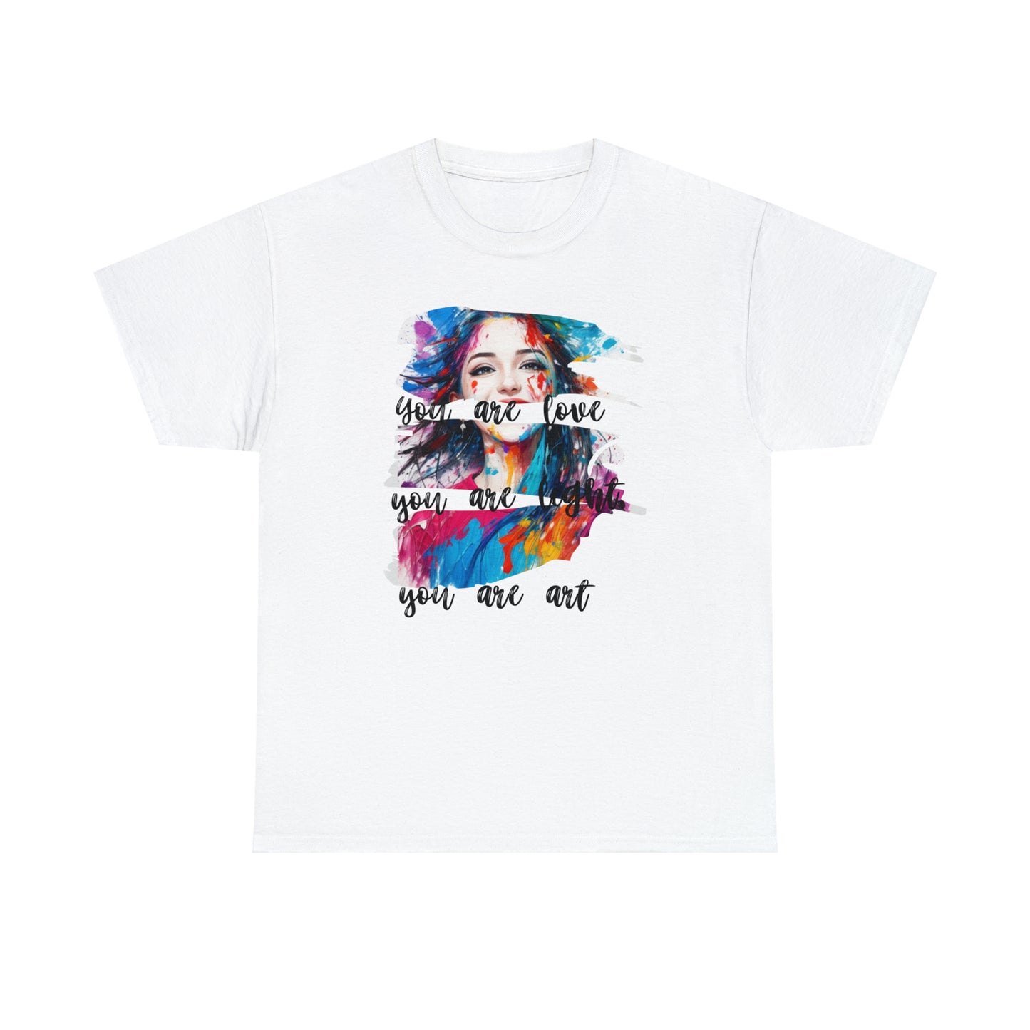 Camiseta unisex de algodón pesado - Amor y libertad - 03