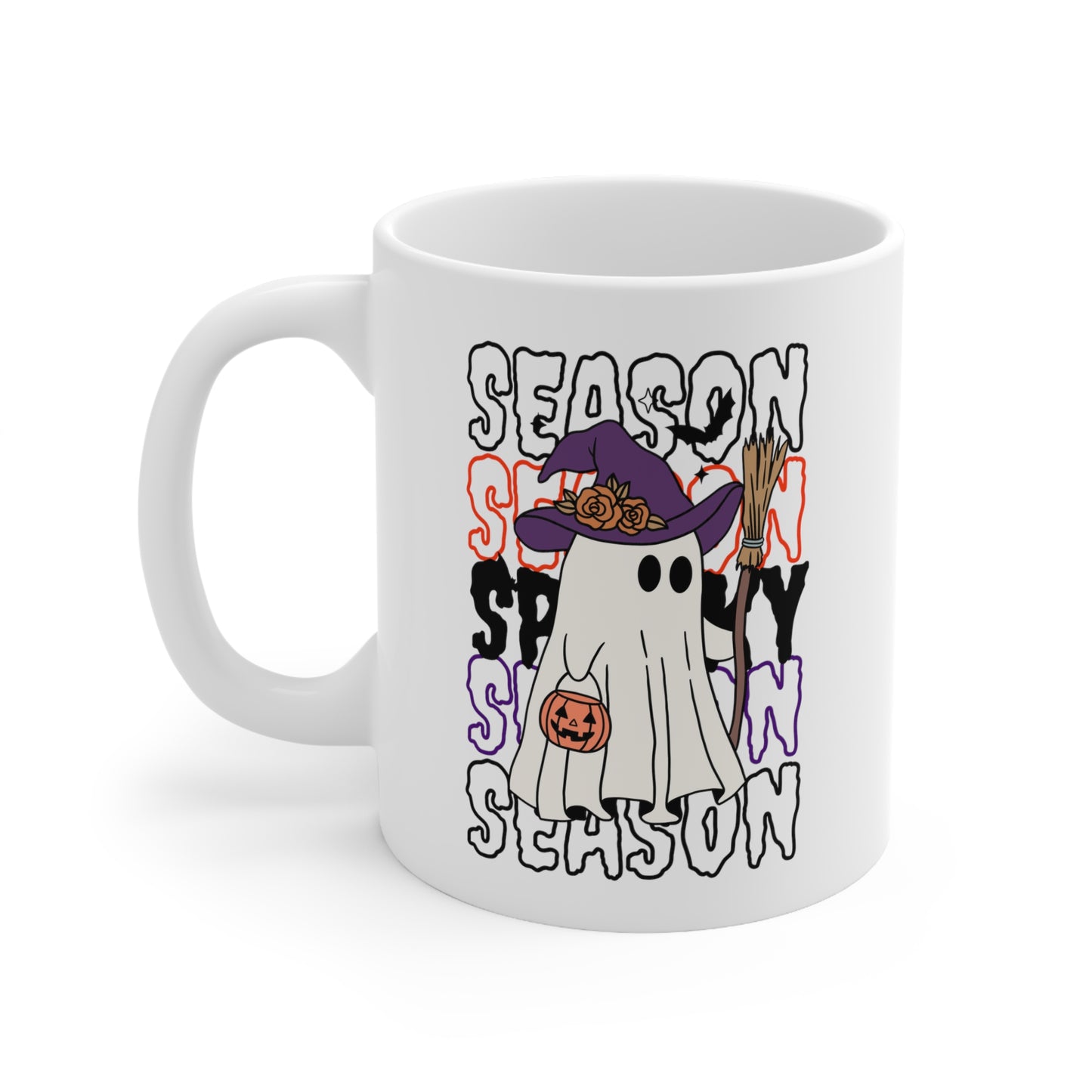 Mug en céramique 11oz - Halloween - Petit Fantôme - 13