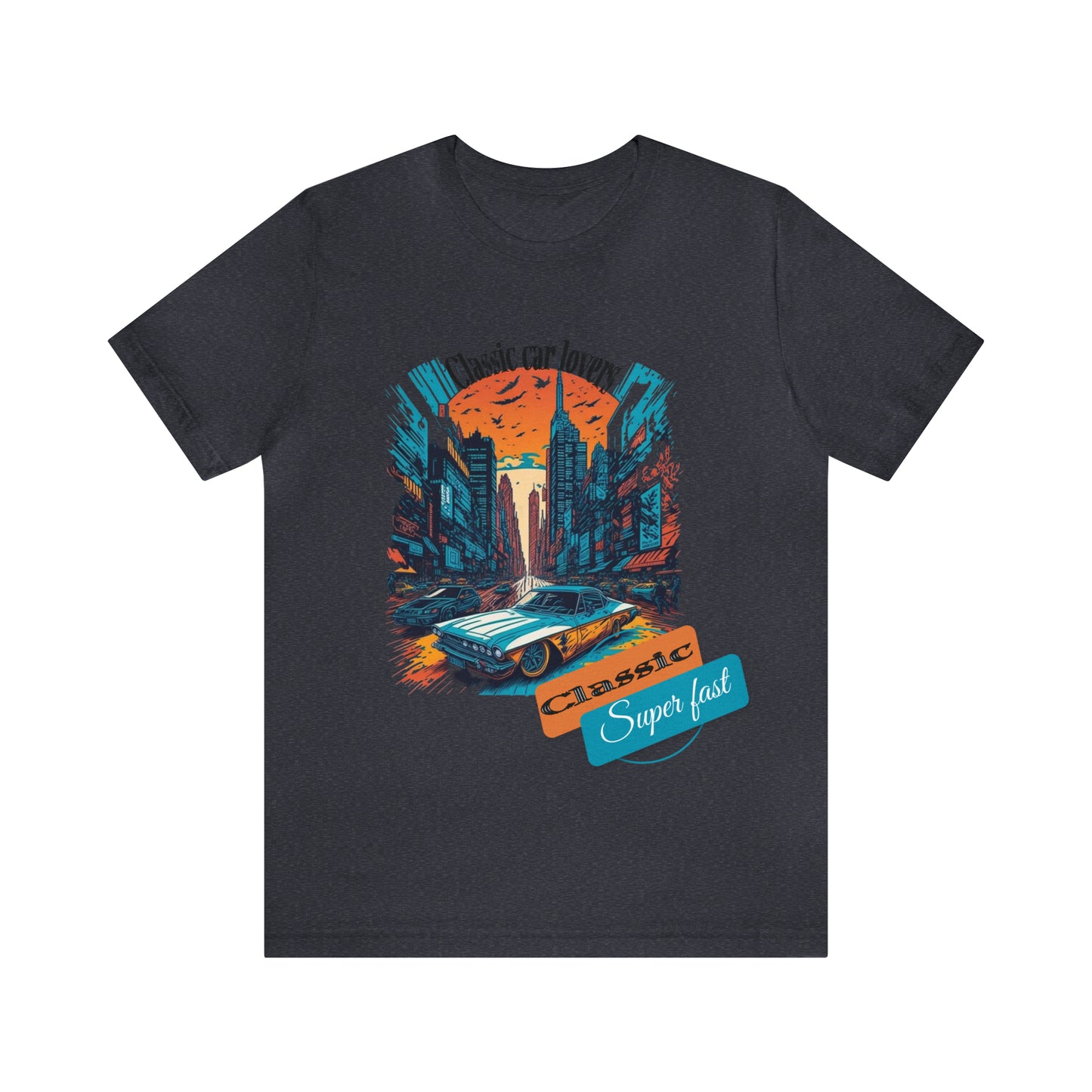Camiseta Jersey Manga Corta - Coche Clásico - 01