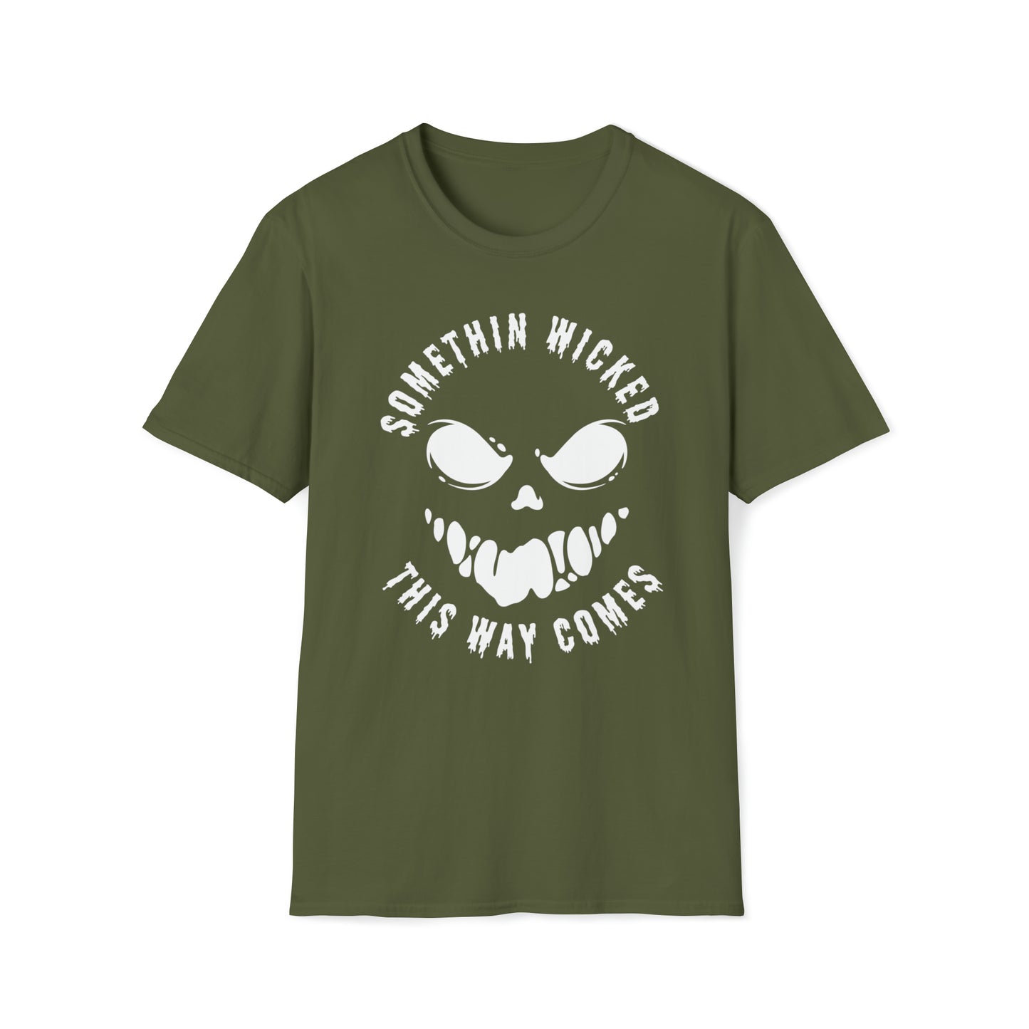 T-shirt softstyle unisexe - Halloween - Quelque chose de méchant - 01