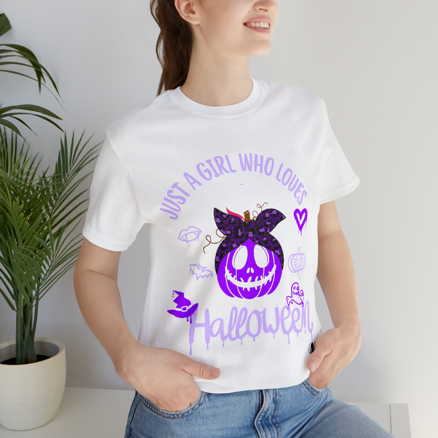Camiseta de manga corta Unisex Jersey - Halloween - Sólo una niña - 02