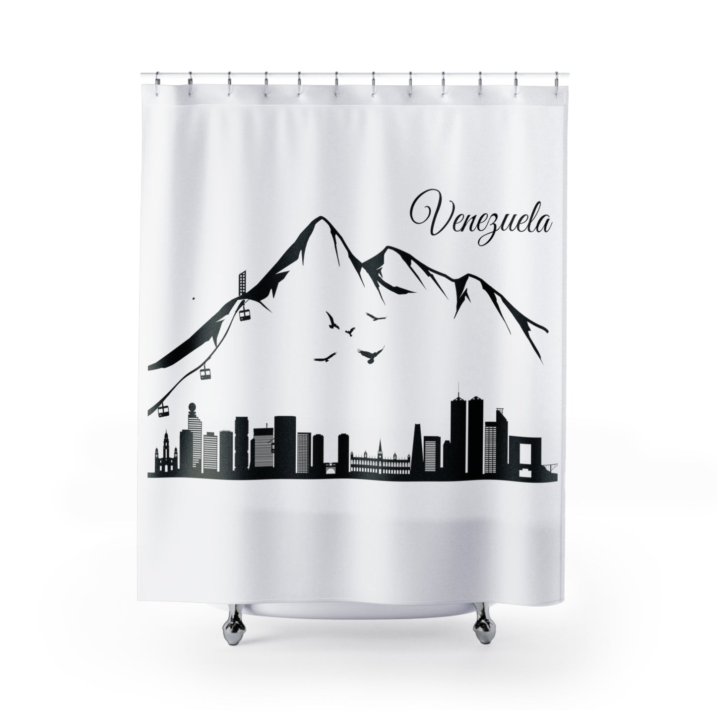 Cortinas de Ducha - Silueta de Caracas