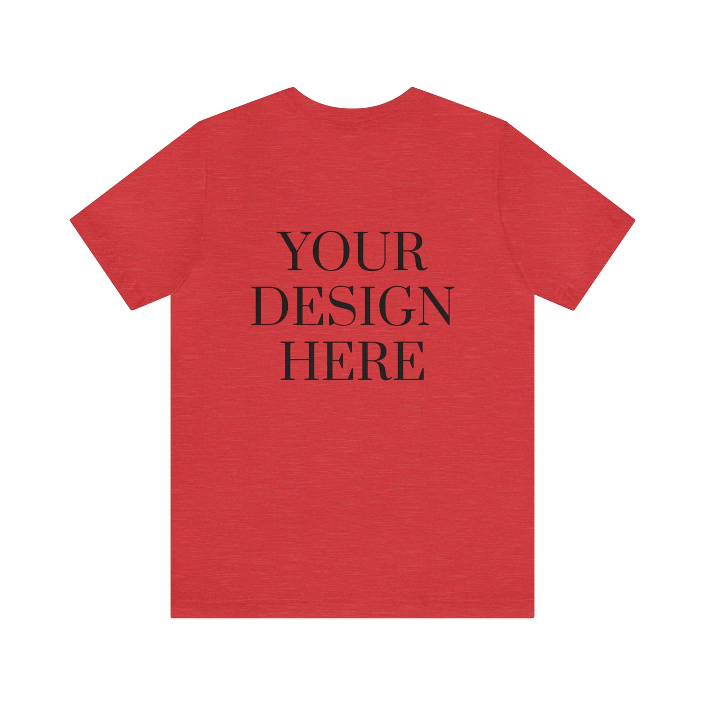 Camiseta de manga corta unisex Jersey - Personalizada - Tu diseño aquí - 01