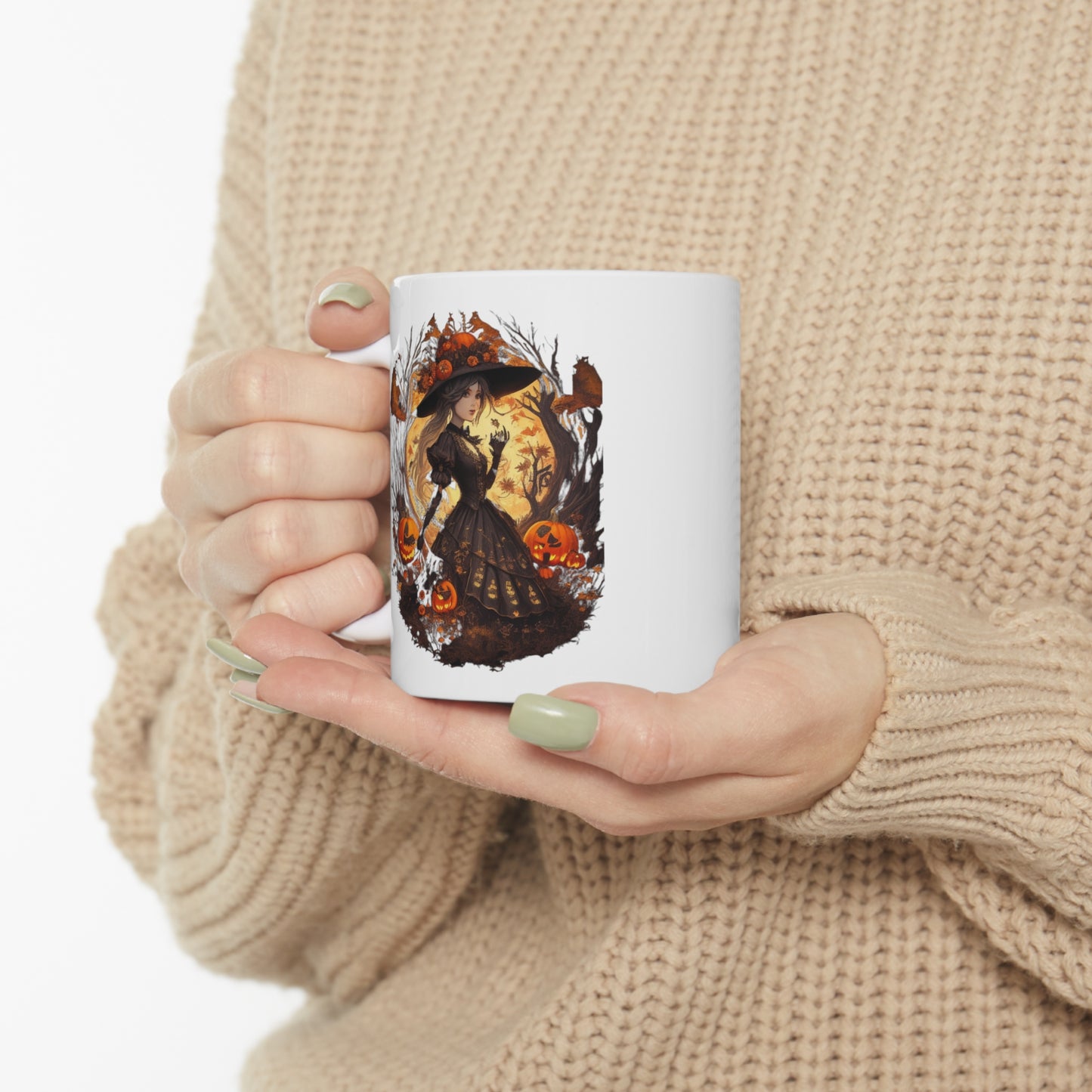 Mug en céramique 11oz - Halloween - Miss sorcière - 02