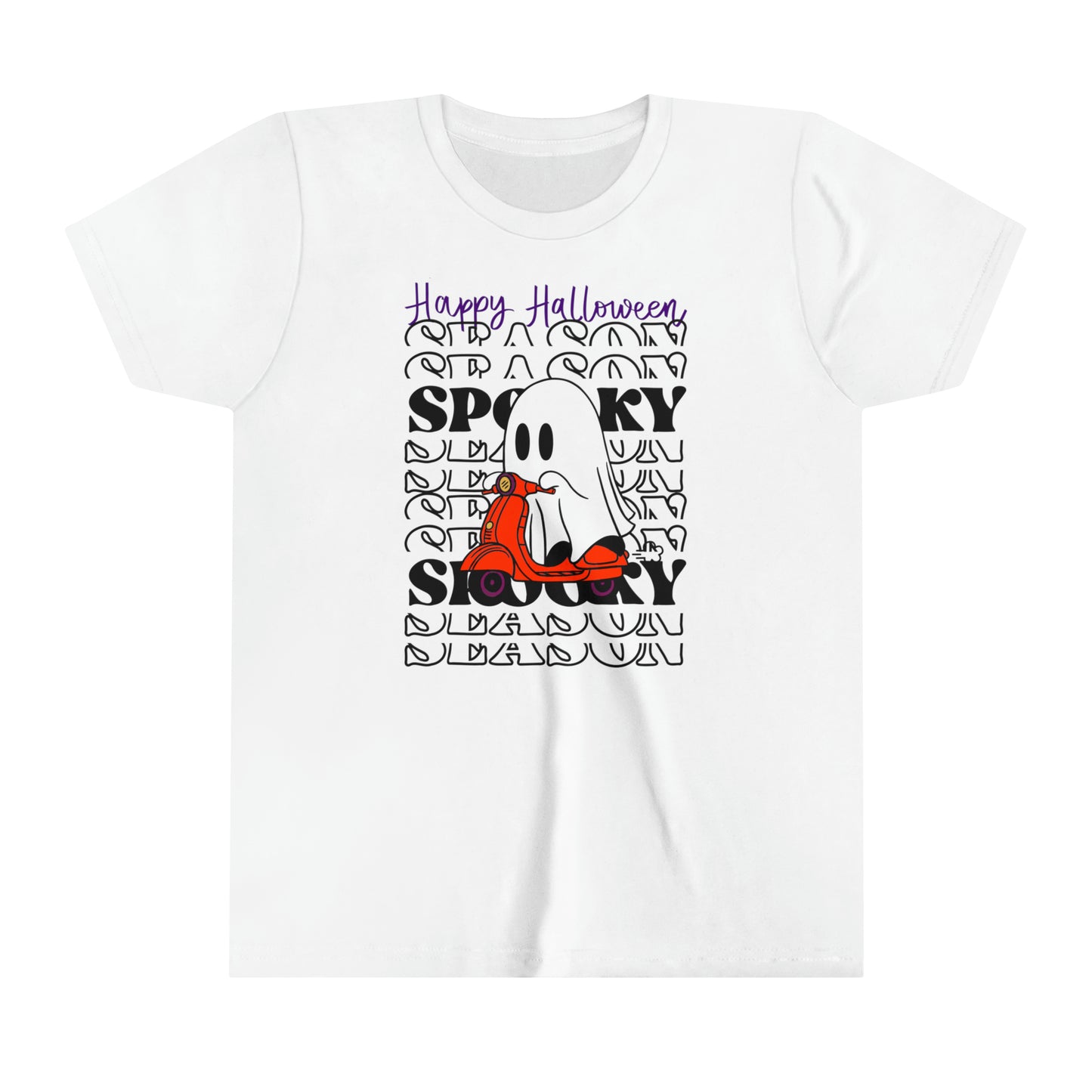 T-shirt à manches courtes pour jeunes - Halloween - Petit Fantôme - 09