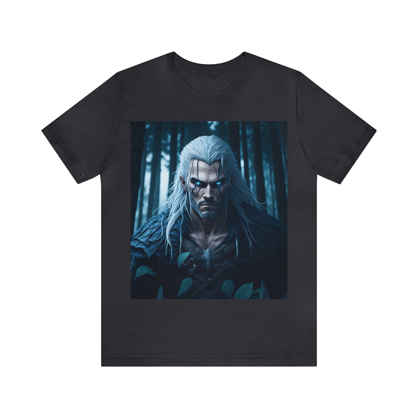 Camiseta de manga corta Unisex Jersey - Halloween Witch man AI - 02