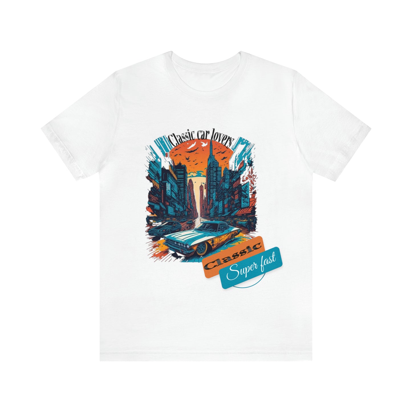 Camiseta Jersey Manga Corta - Coche Clásico - 01