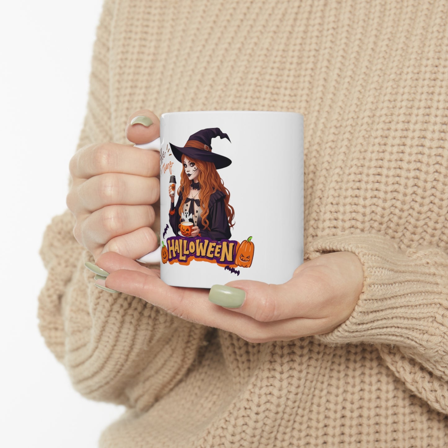 Mug en céramique 11oz - Sorcière d'Halloween - 04