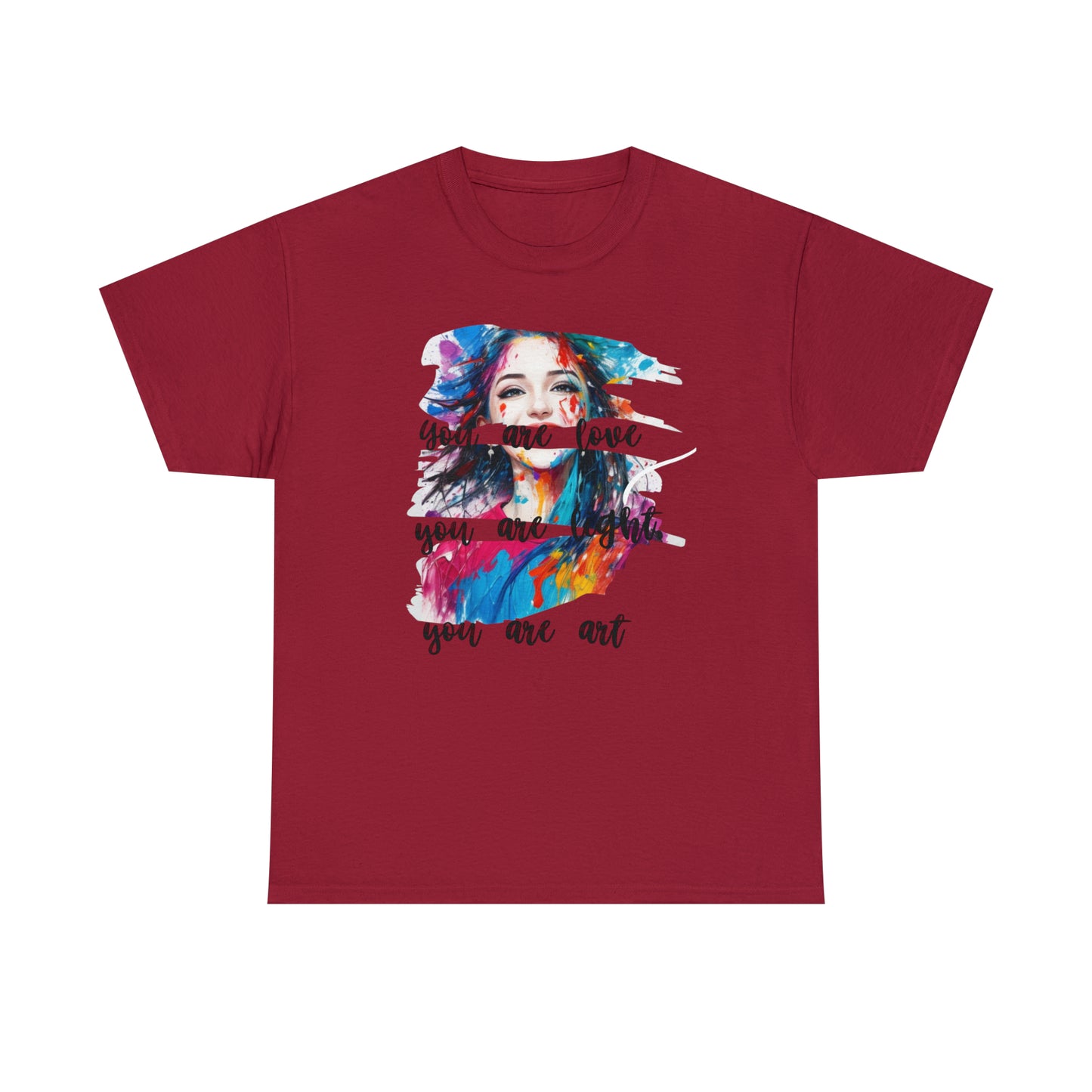 Camiseta unisex de algodón pesado - Amor y libertad - 03